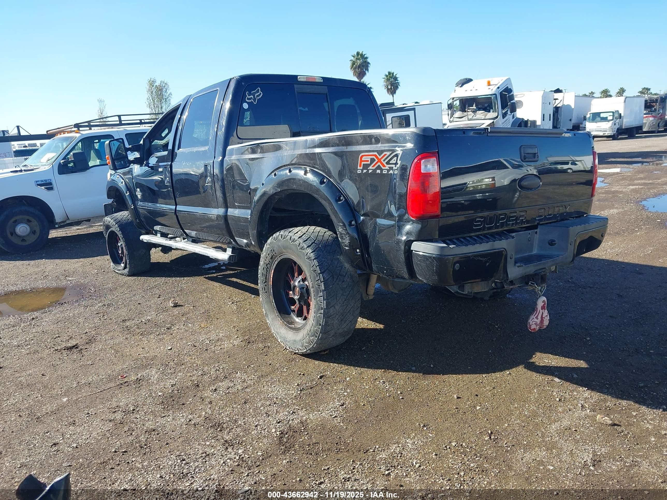 2012 Ford F-250 Lariat Black vin: 1FT7W2BT7CEC24874