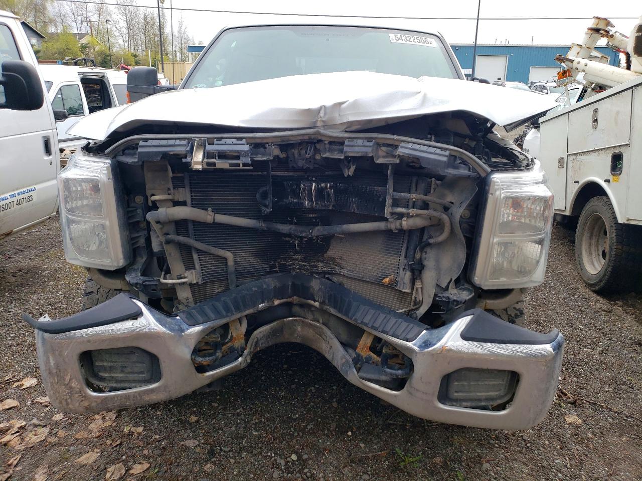 2012 Ford F250 Super Duty Silver vin: 1FT7W2BT7CEC49645