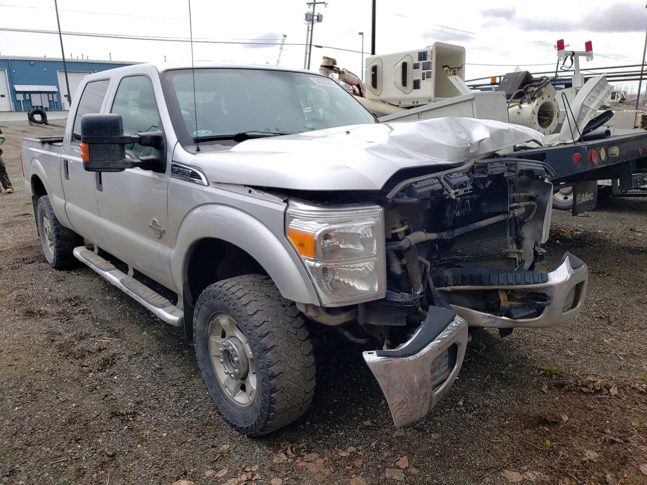 2012 Ford F250 Super Duty Silver vin: 1FT7W2BT7CEC49645