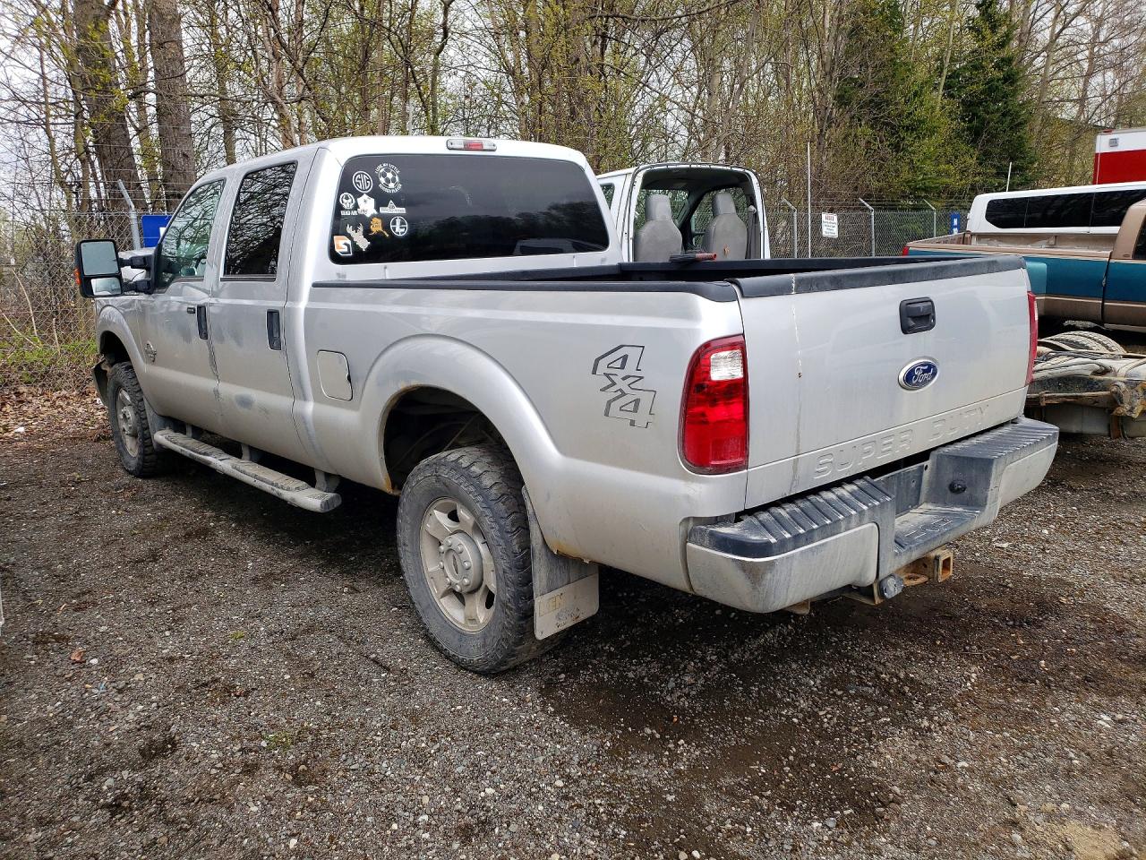 2012 Ford F250 Super Duty Silver vin: 1FT7W2BT7CEC49645