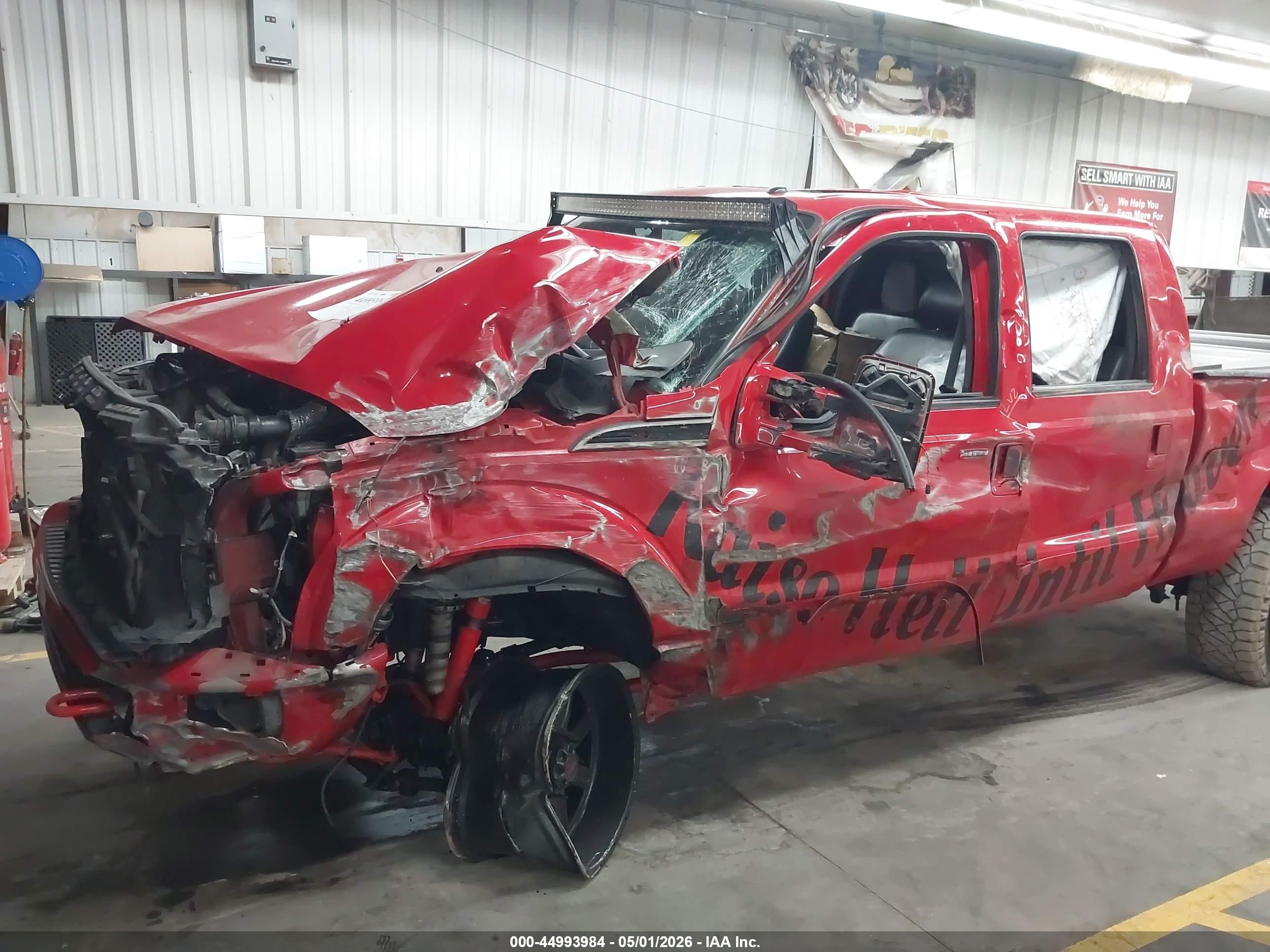 2012 Ford F-250 Lariat Red vin: 1FT7W2BT7CED18026