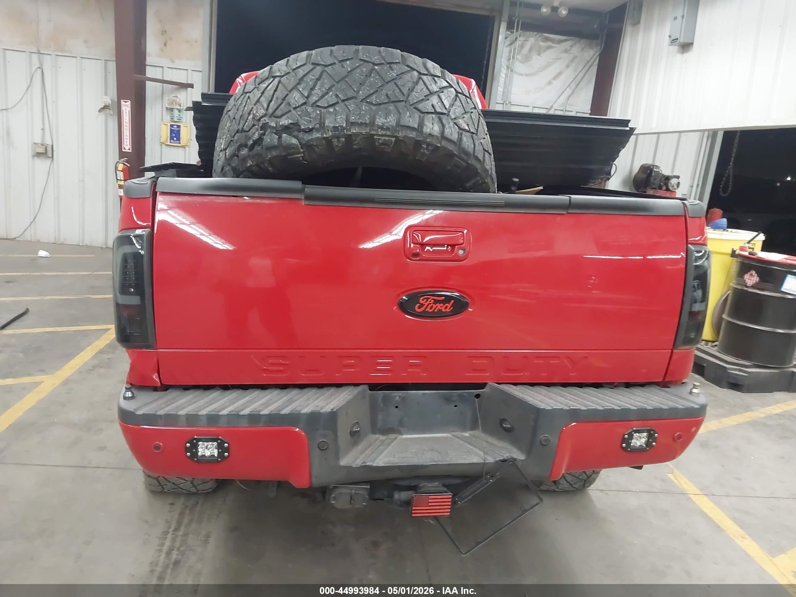 2012 Ford F-250 Lariat Red vin: 1FT7W2BT7CED18026