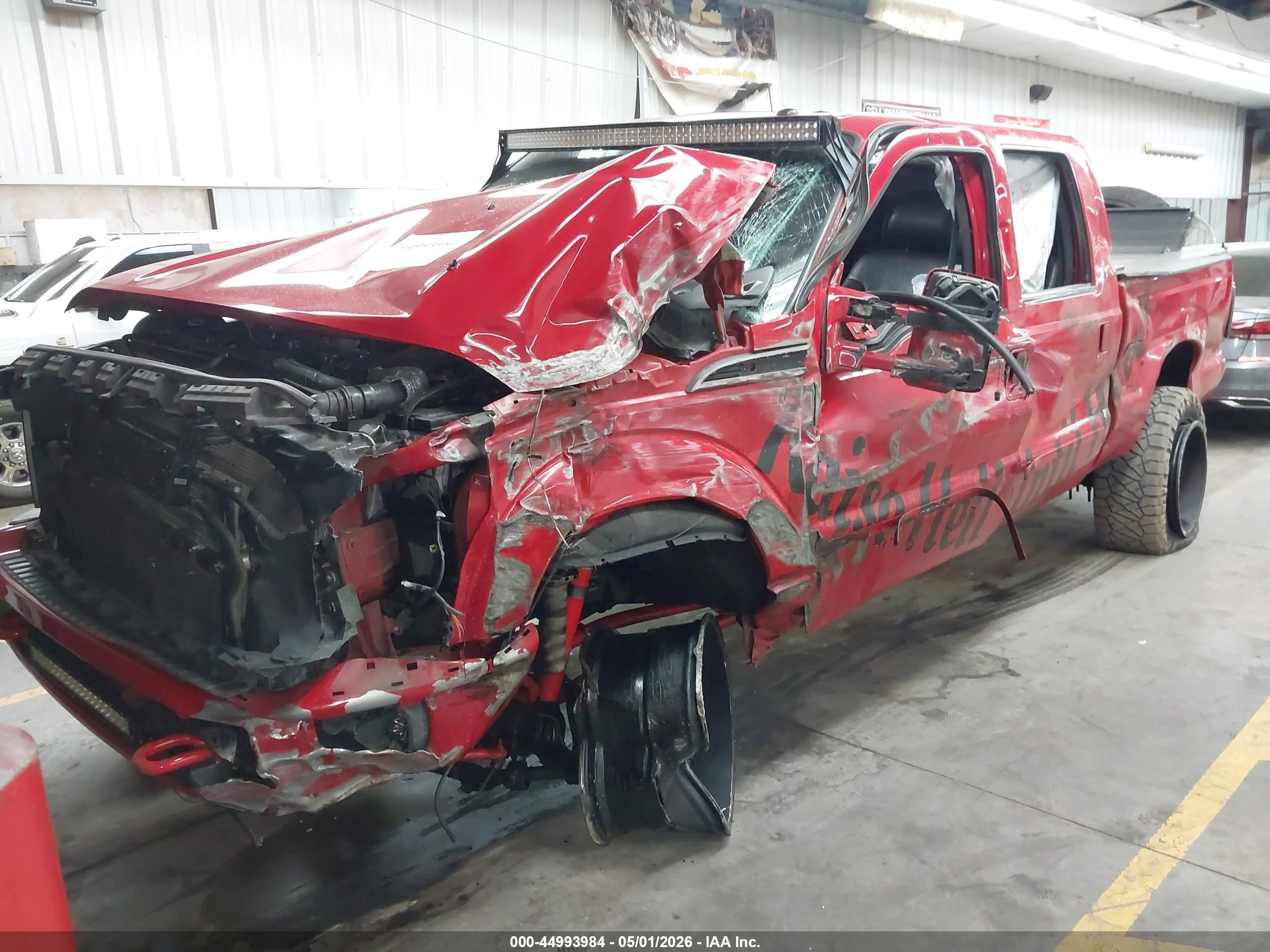 2012 Ford F-250 Lariat Red vin: 1FT7W2BT7CED18026