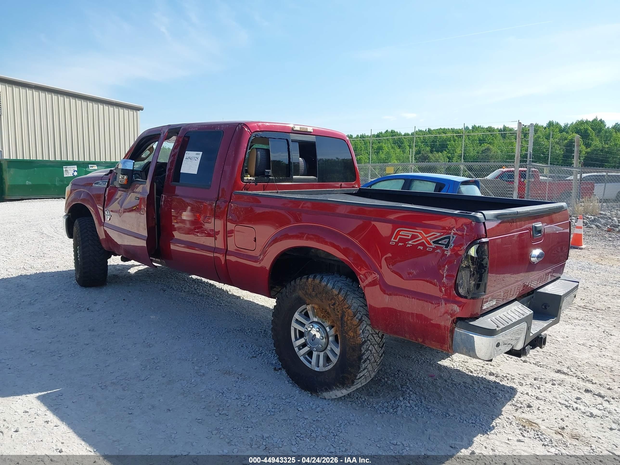 2014 Ford F-250 Lariat Красный vin: 1FT7W2BT7EEA14262