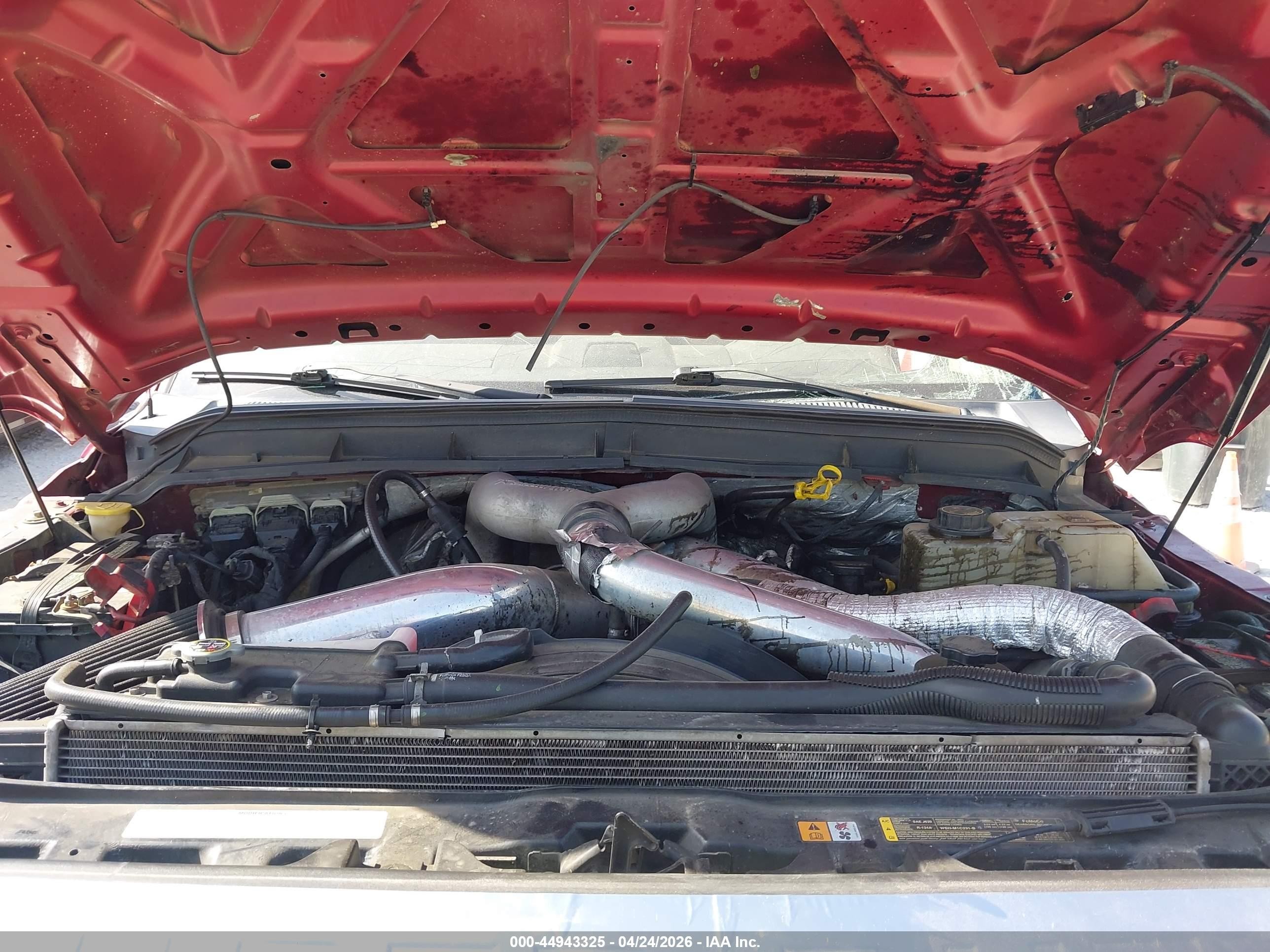 2014 Ford F-250 Lariat Красный vin: 1FT7W2BT7EEA14262