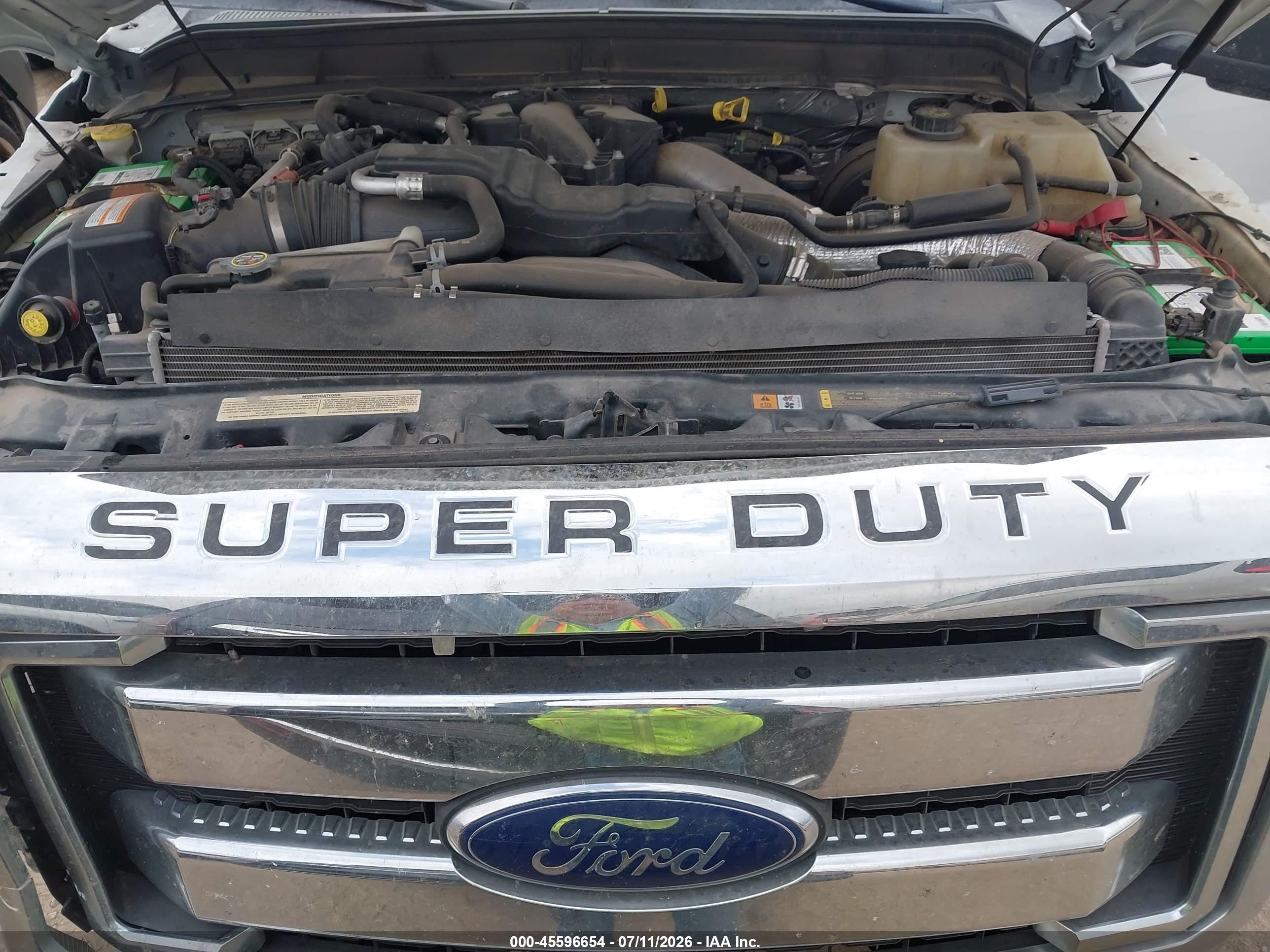 2014 Ford F-250 Lariat/xl/xlt White vin: 1FT7W2BT7EEA34012