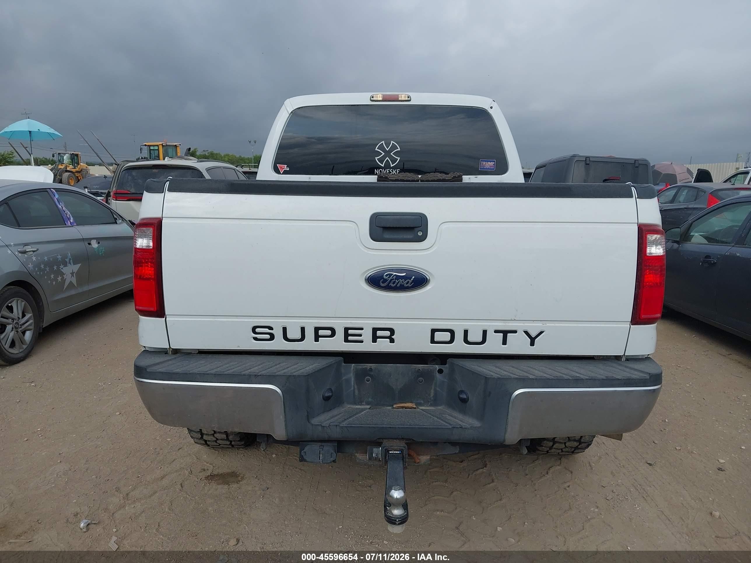 2014 Ford F-250 Lariat/xl/xlt White vin: 1FT7W2BT7EEA34012