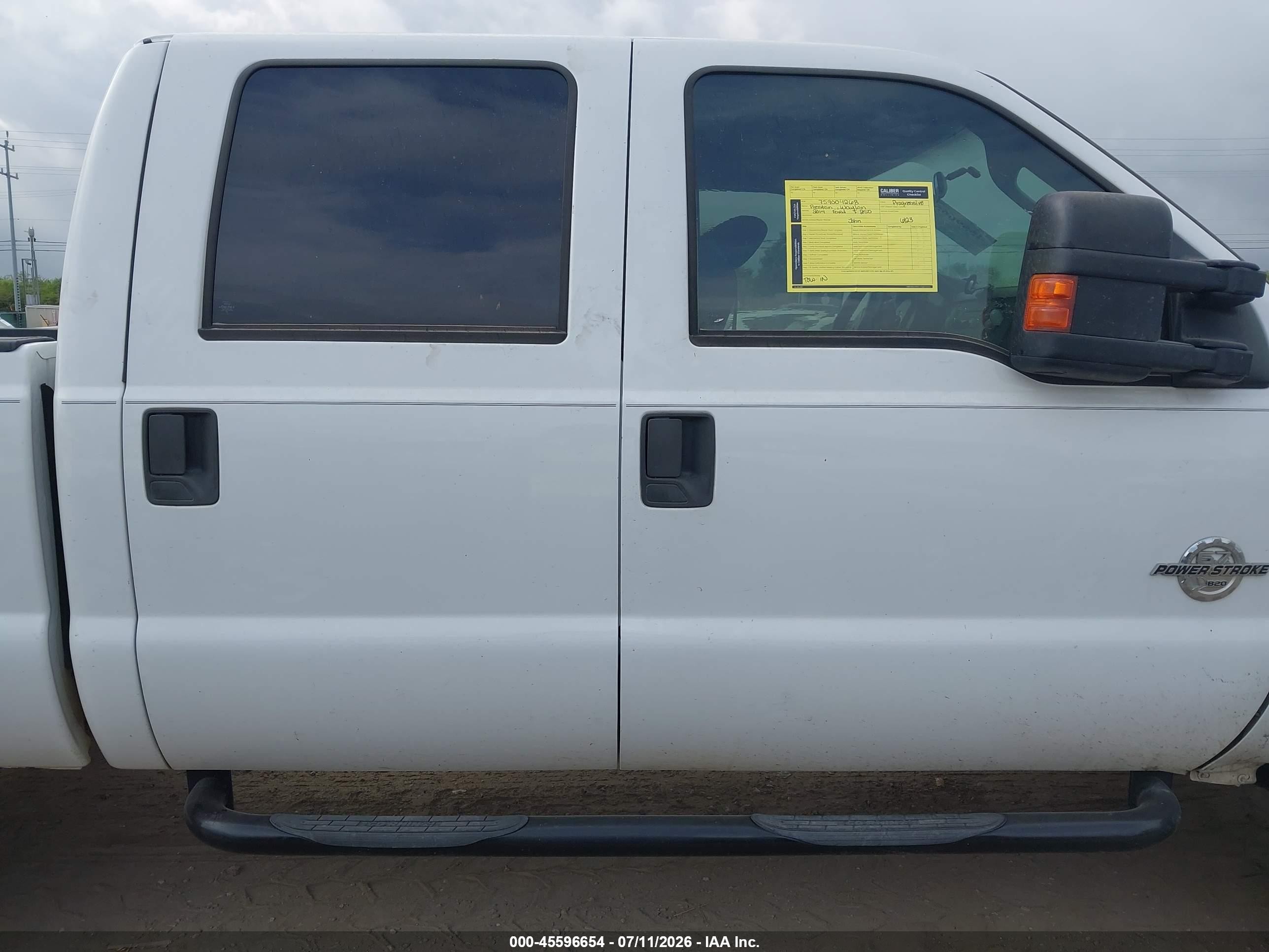 2014 Ford F-250 Lariat/xl/xlt White vin: 1FT7W2BT7EEA34012