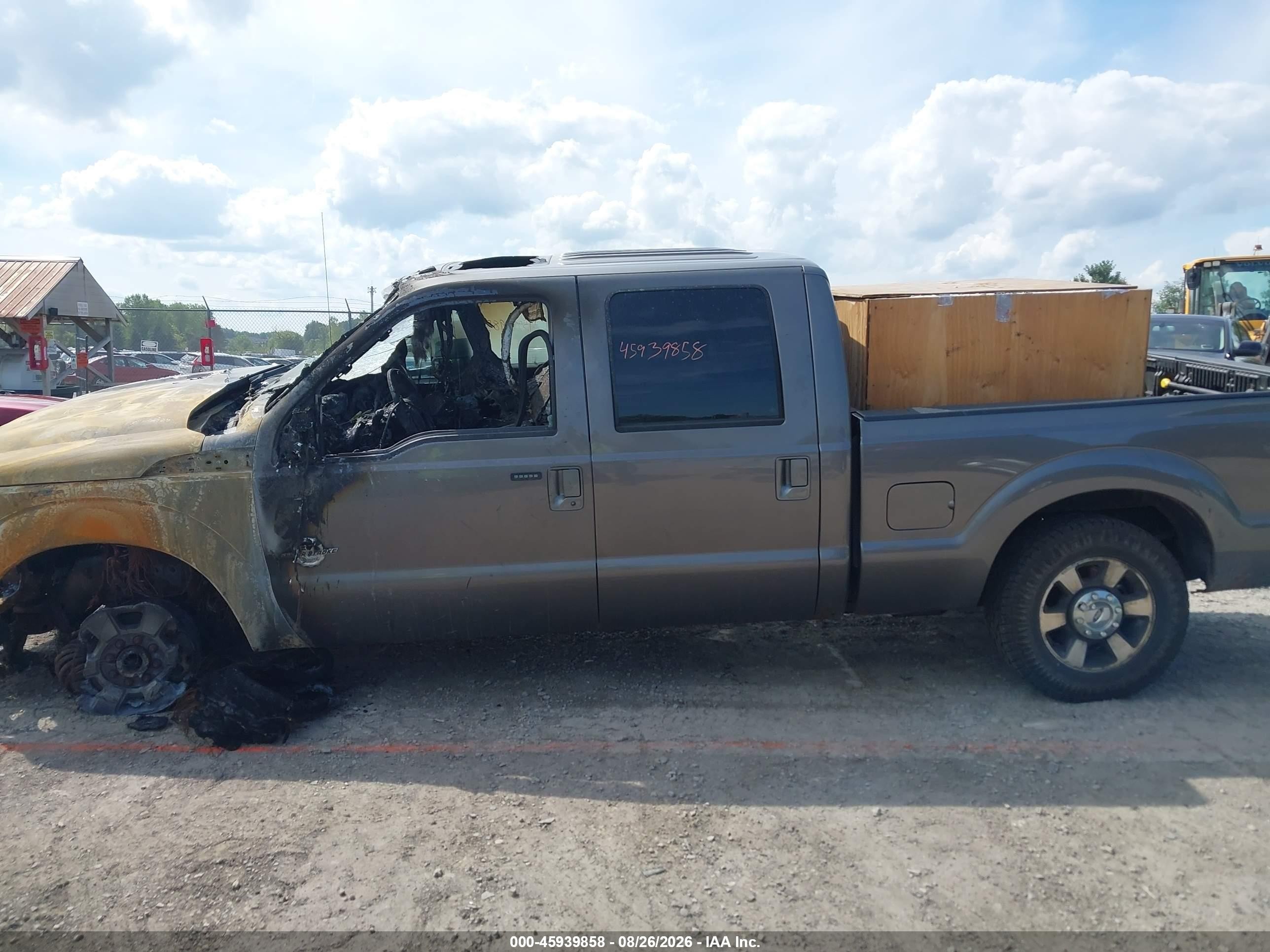 2014 Ford F-250 Lariat Gray vin: 1FT7W2BT7EEA99104