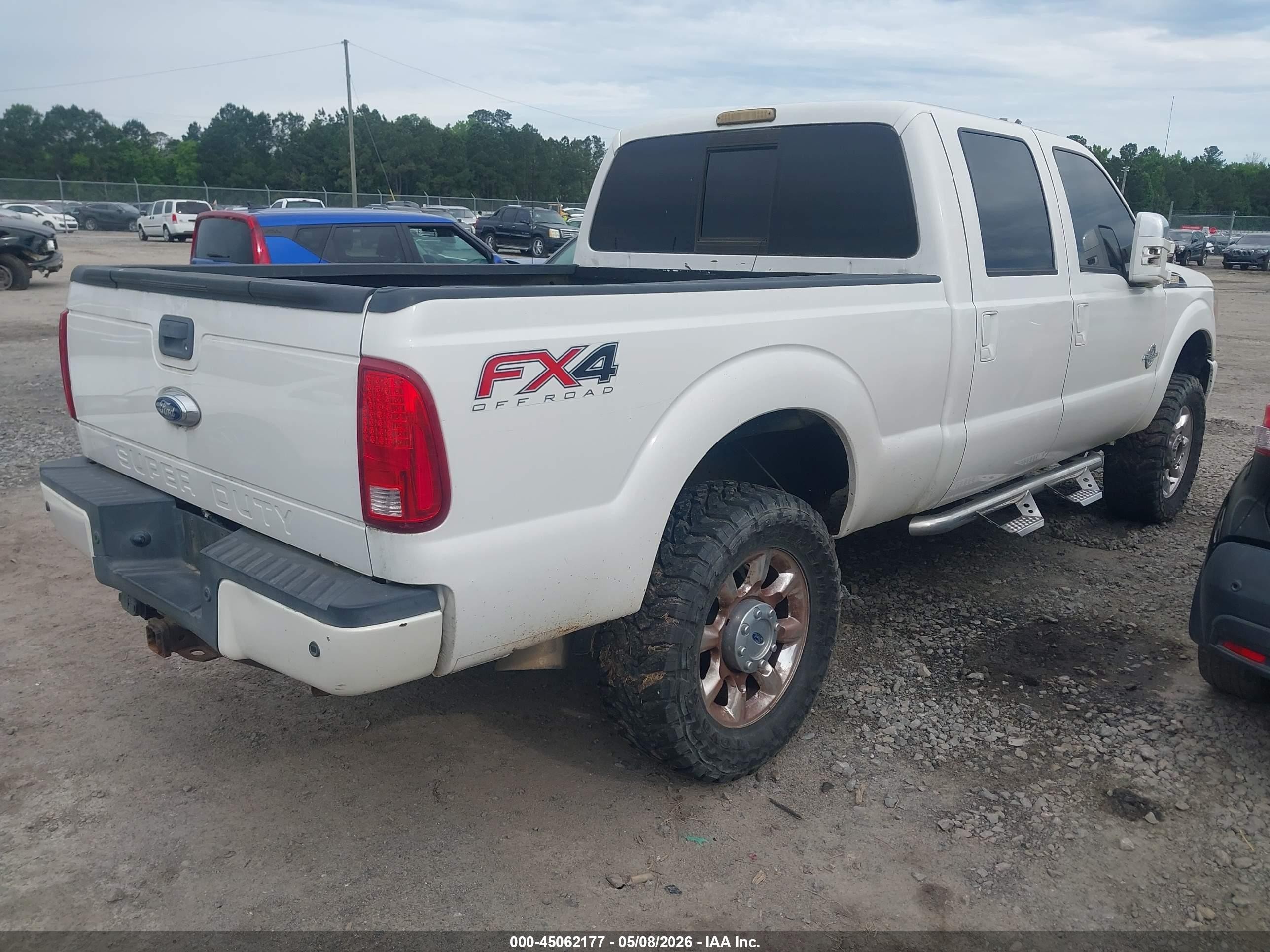2014 Ford F-250 Lariat Белый vin: 1FT7W2BT7EEB00963