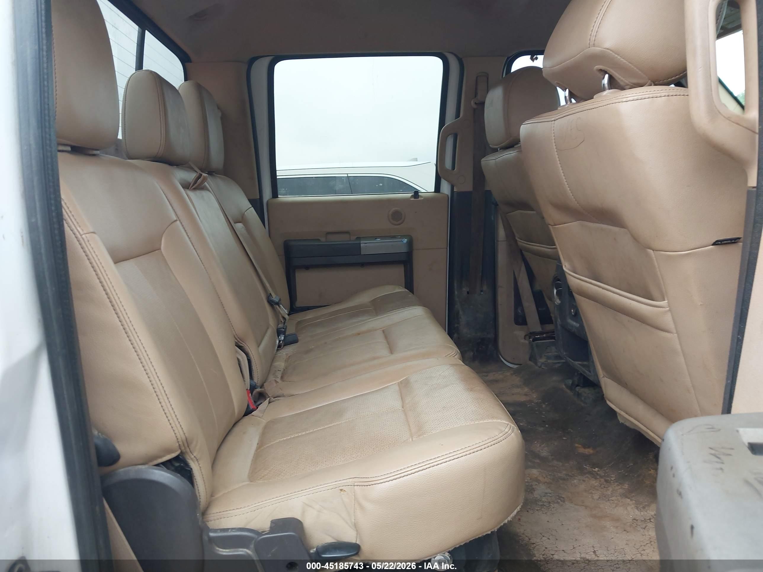 2015 Ford F-250 Lariat White vin: 1FT7W2BT7FEA40409
