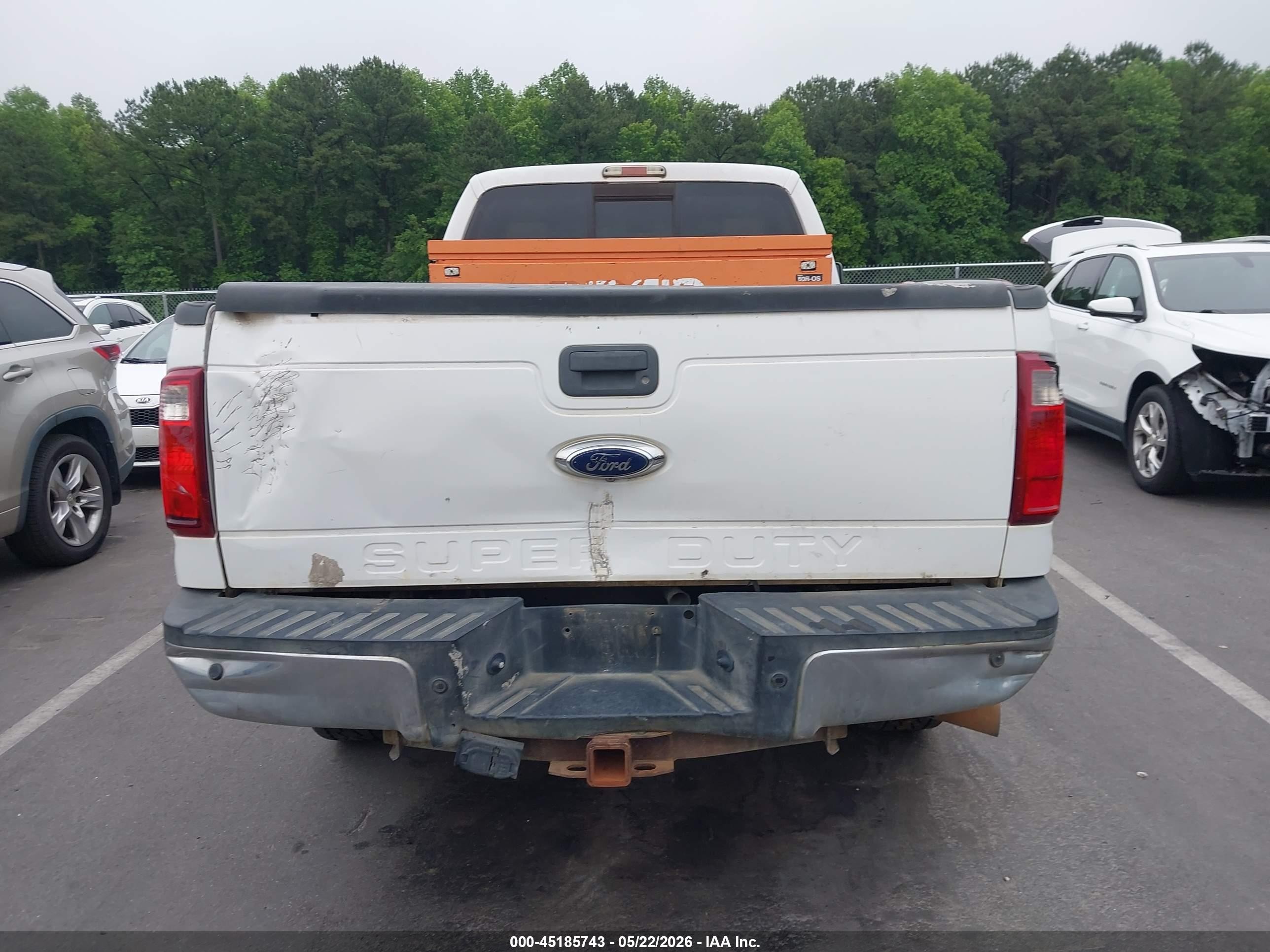 2015 Ford F-250 Lariat White vin: 1FT7W2BT7FEA40409