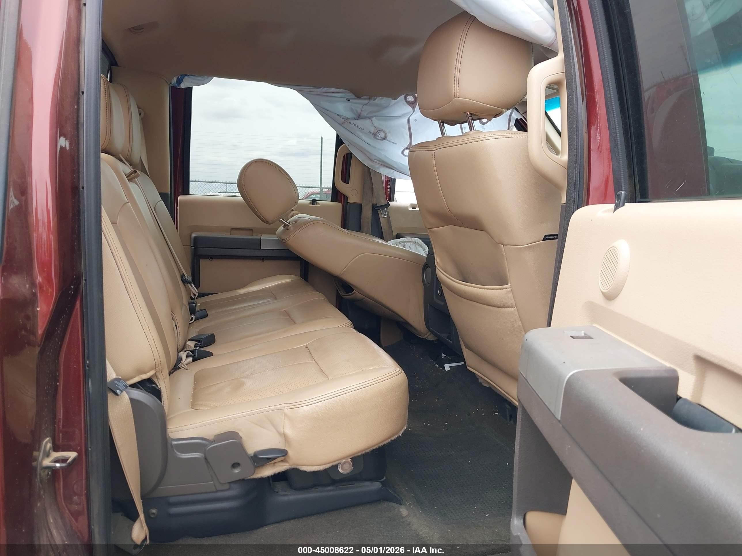 2015 Ford F-250 Lariat Maroon vin: 1FT7W2BT7FEA85446