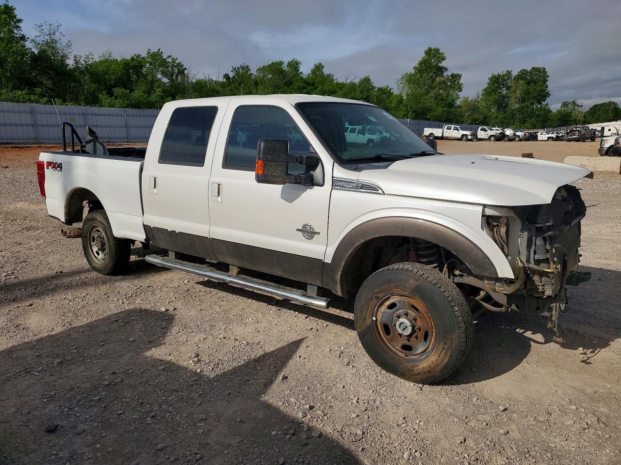 2015 Ford F250 Super Duty White vin: 1FT7W2BT7FEB51963