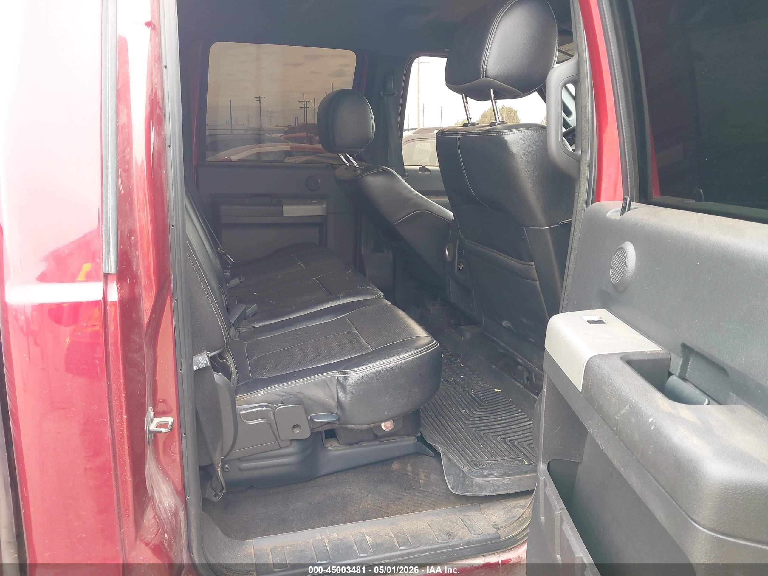 2015 Ford F-250 Xl Red vin: 1FT7W2BT7FEC76266