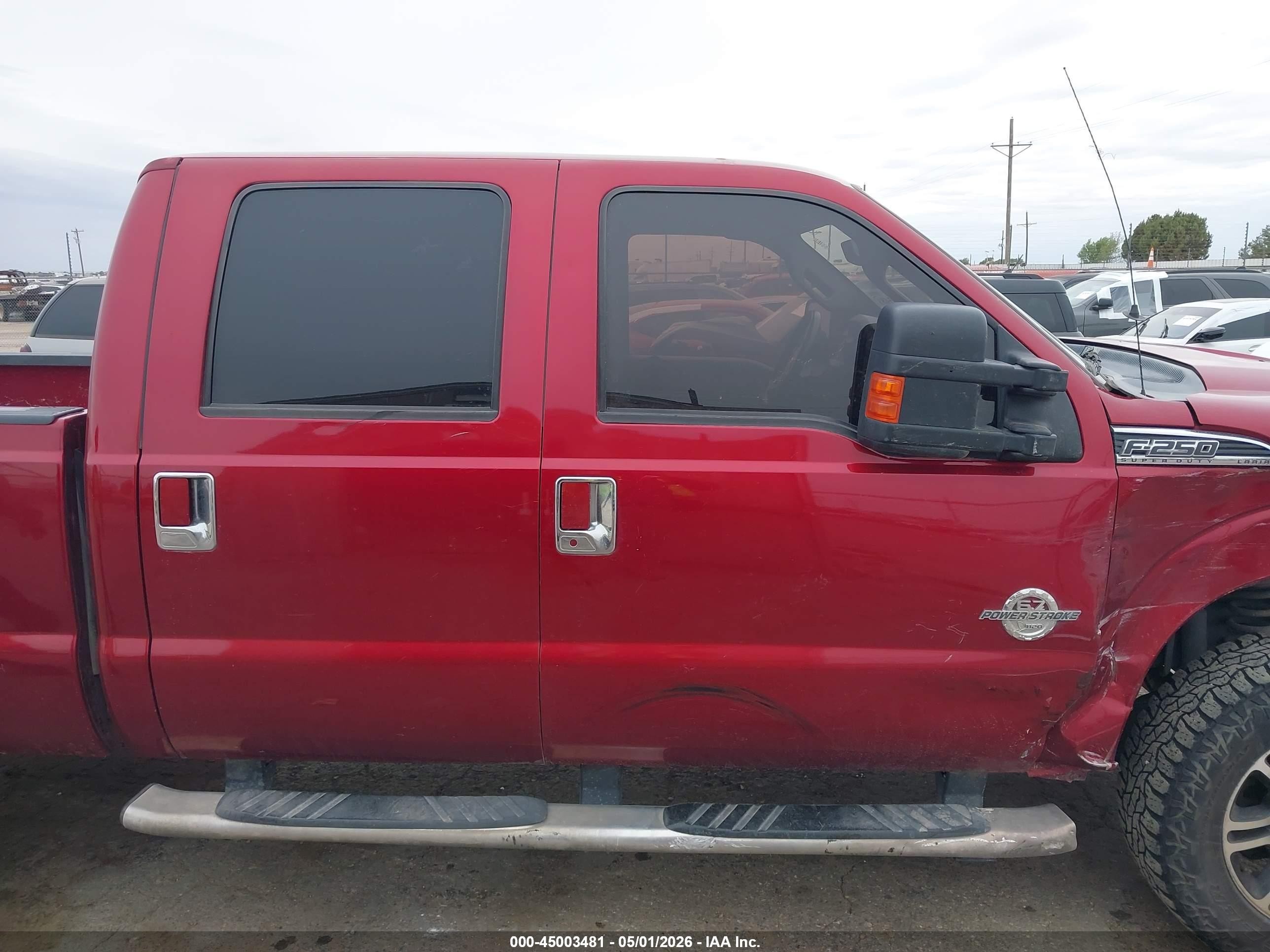 2015 Ford F-250 Xl Red vin: 1FT7W2BT7FEC76266