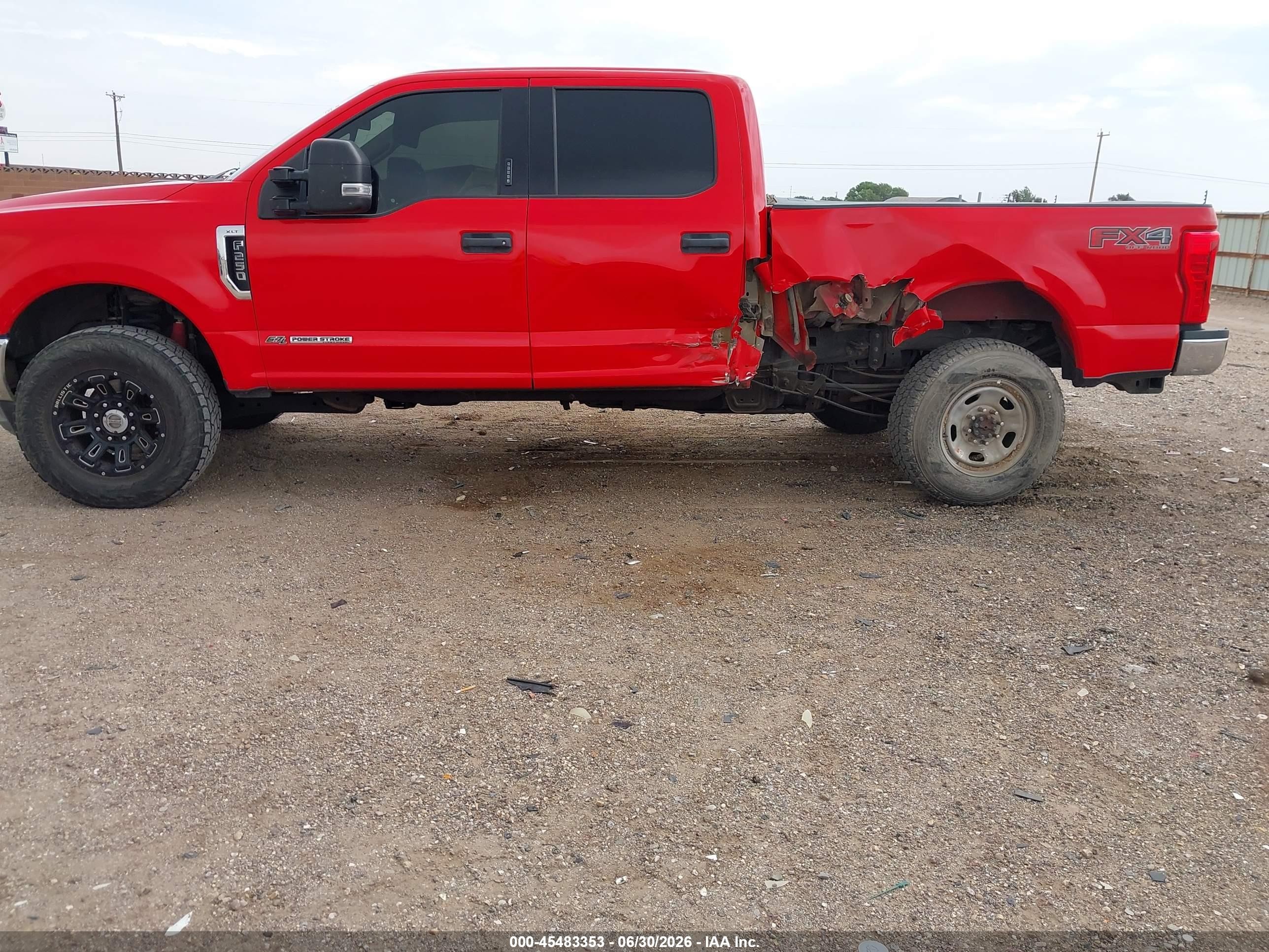 2017 Ford F-250 Xlt Красный vin: 1FT7W2BT7HEB68989