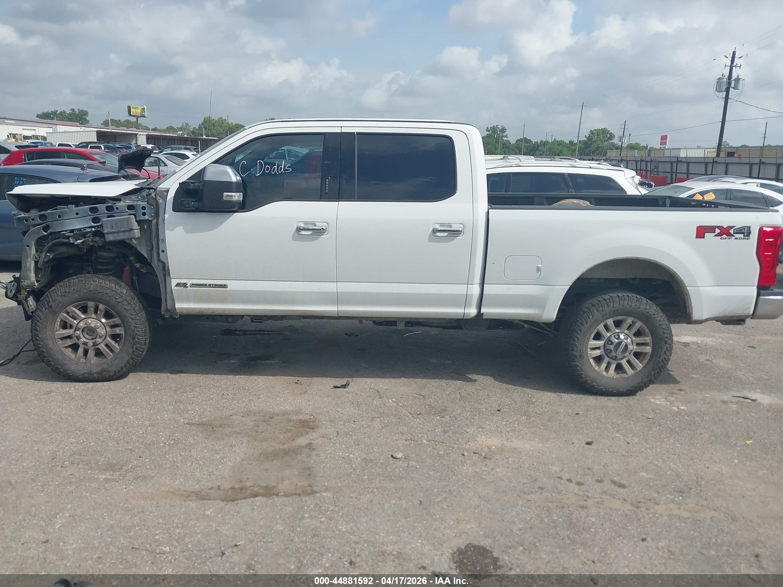2017 Ford F-250 Xlt White vin: 1FT7W2BT7HEF01269