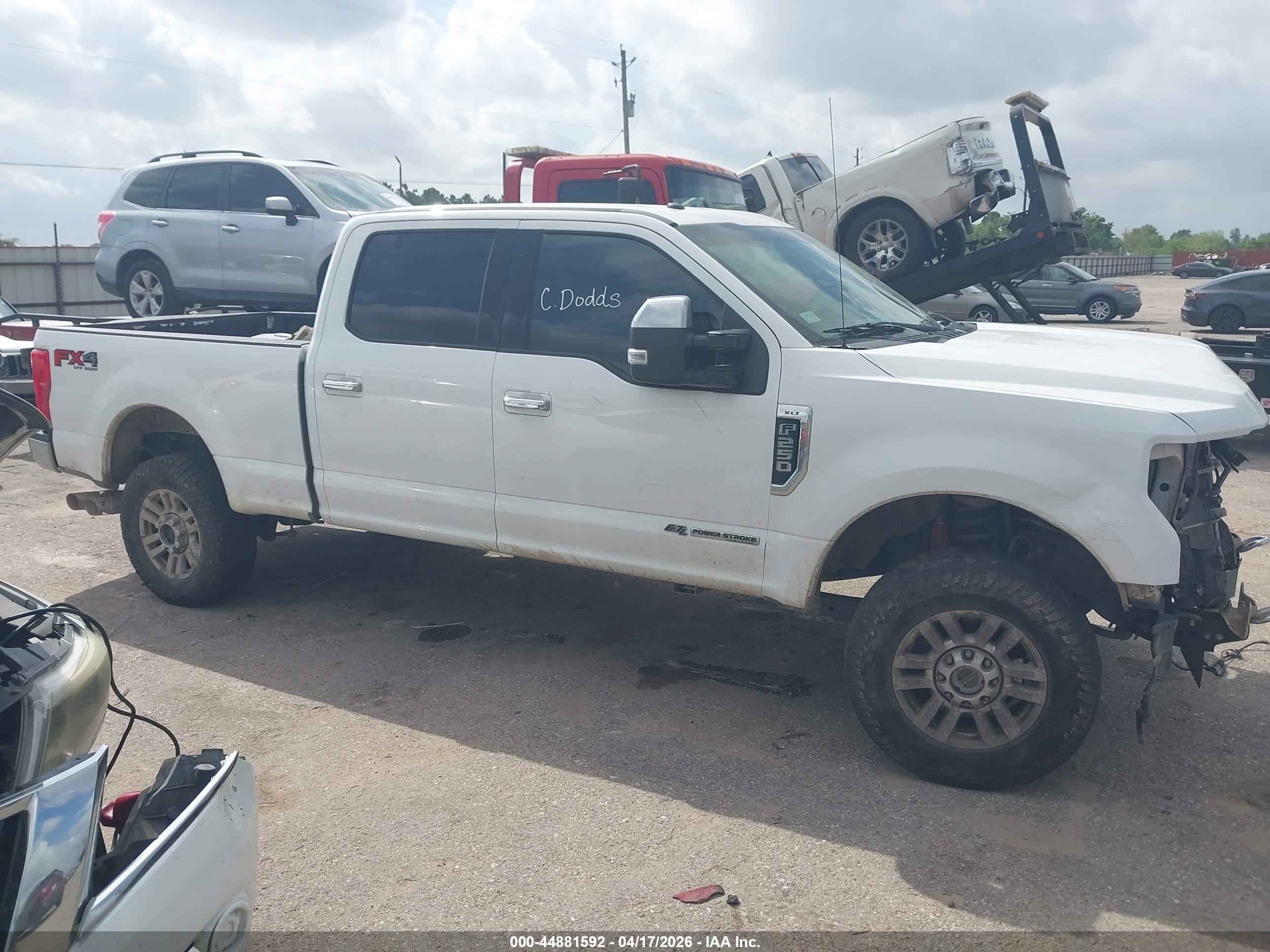 2017 Ford F-250 Xlt White vin: 1FT7W2BT7HEF01269