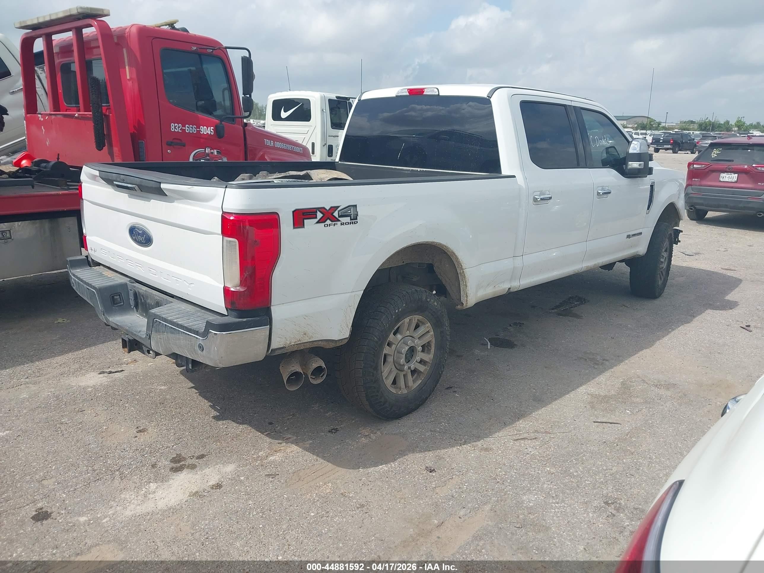 2017 Ford F-250 Xlt White vin: 1FT7W2BT7HEF01269