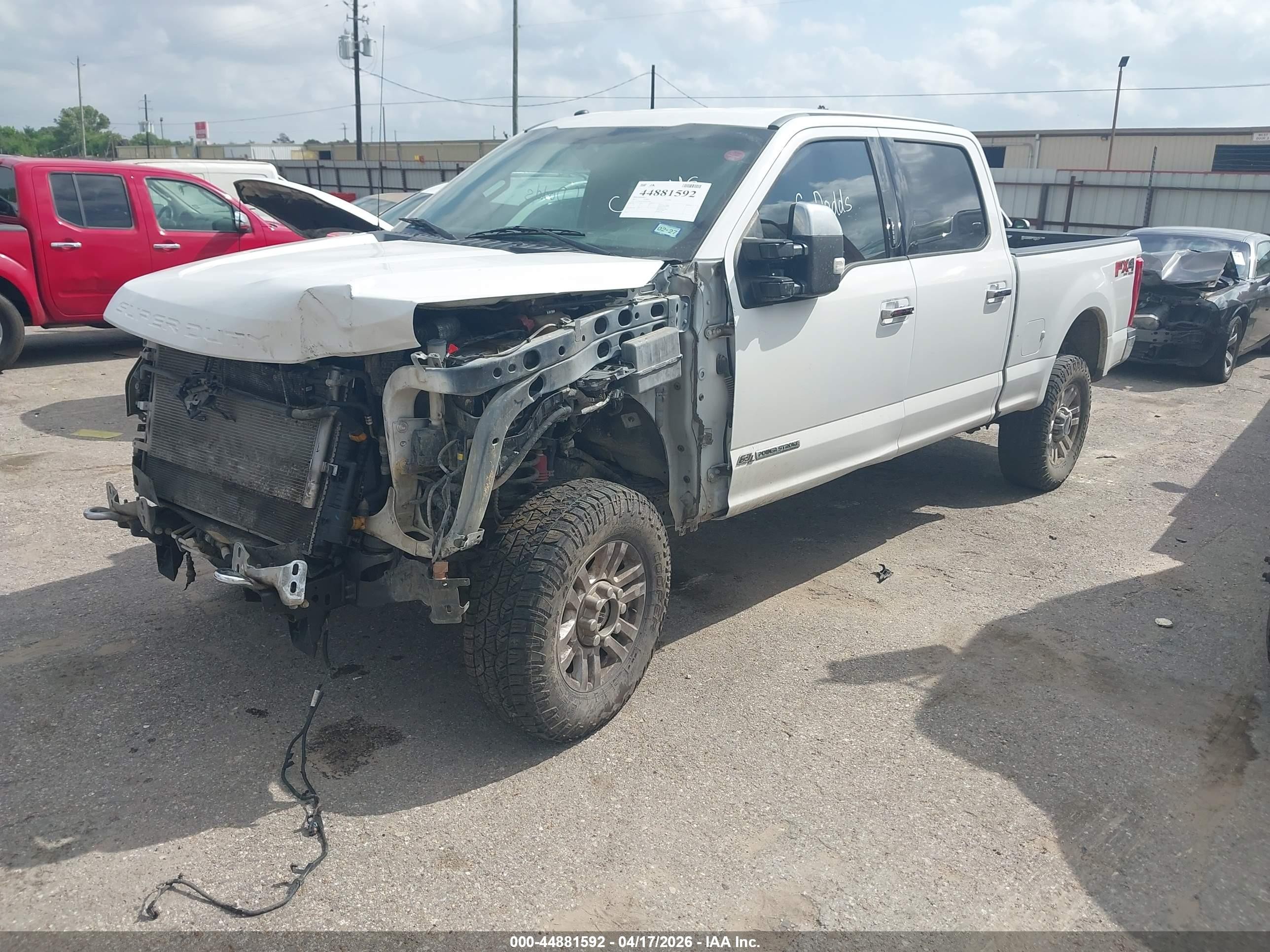 2017 Ford F-250 Xlt White vin: 1FT7W2BT7HEF01269
