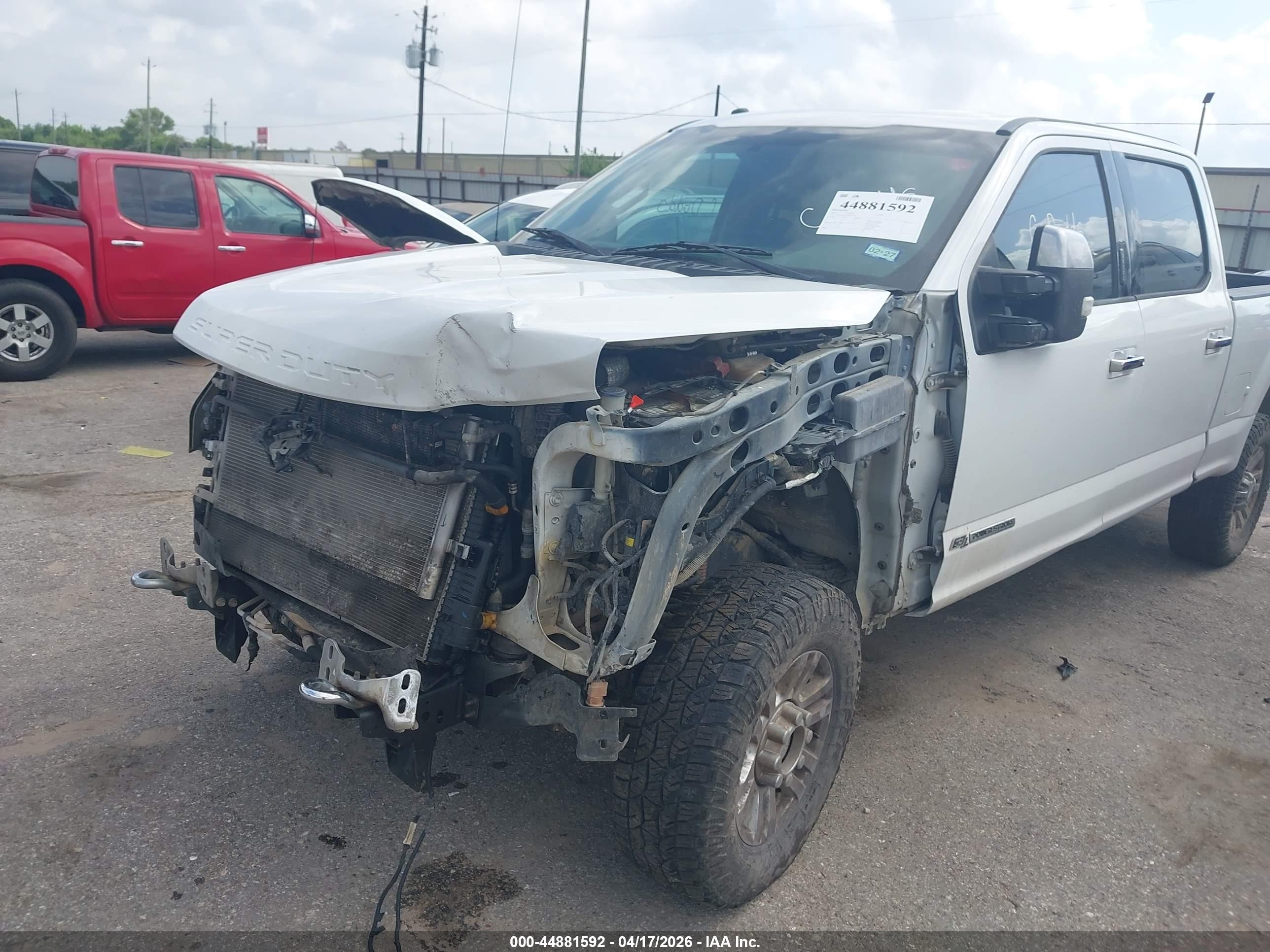 2017 Ford F-250 Xlt White vin: 1FT7W2BT7HEF01269
