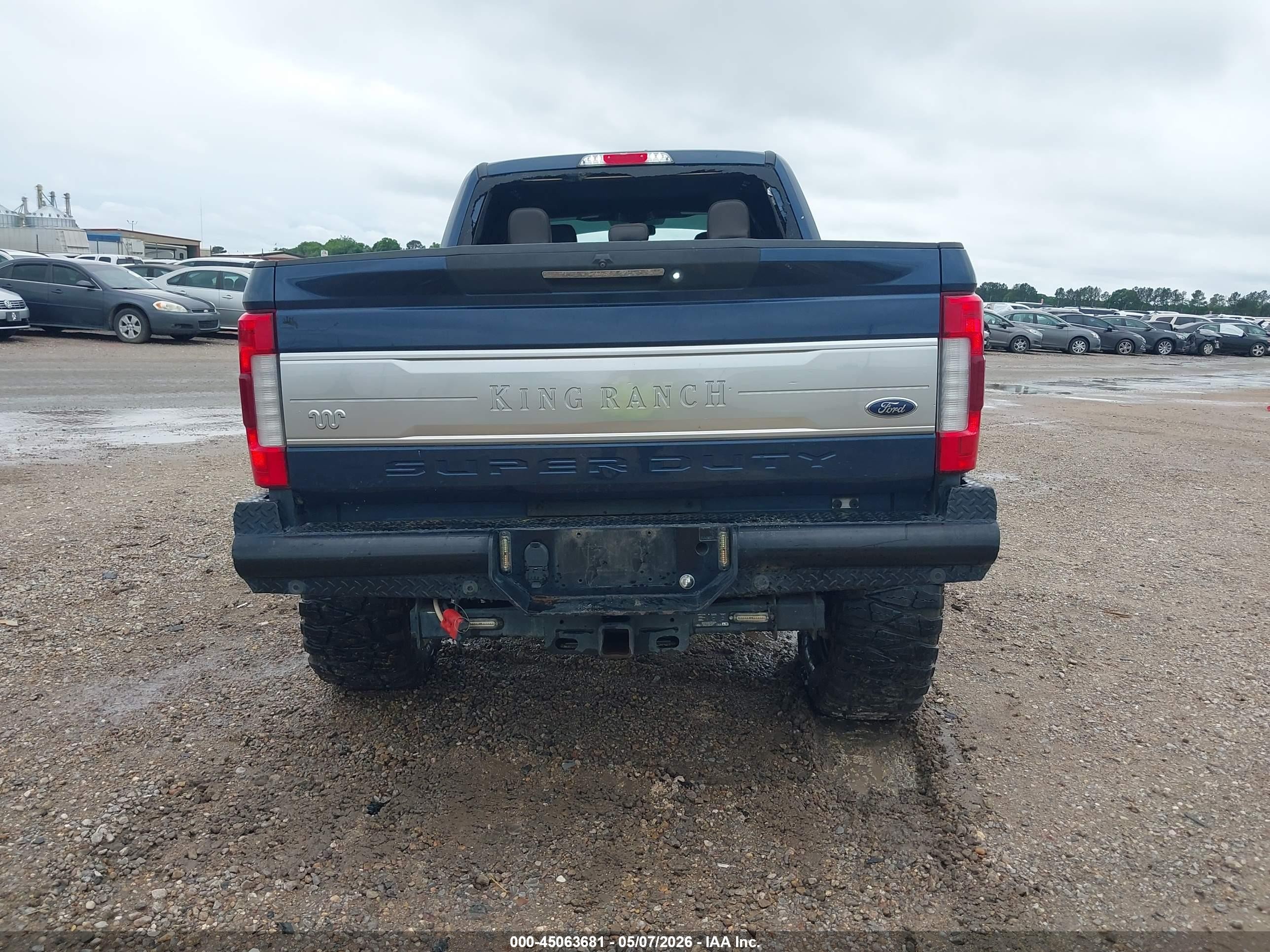 2019 Ford F-250 King Ranch/lariat/limited/platinum/xl/xlt Blue vin: 1FT7W2BT7KED60727