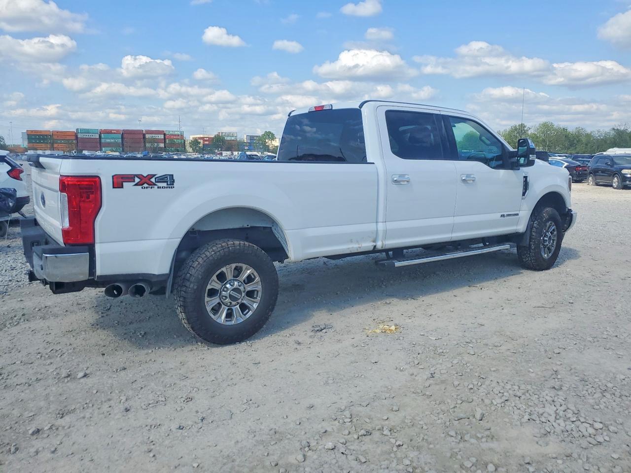 2019 Ford F250 Super Duty White vin: 1FT7W2BT7KEF67232