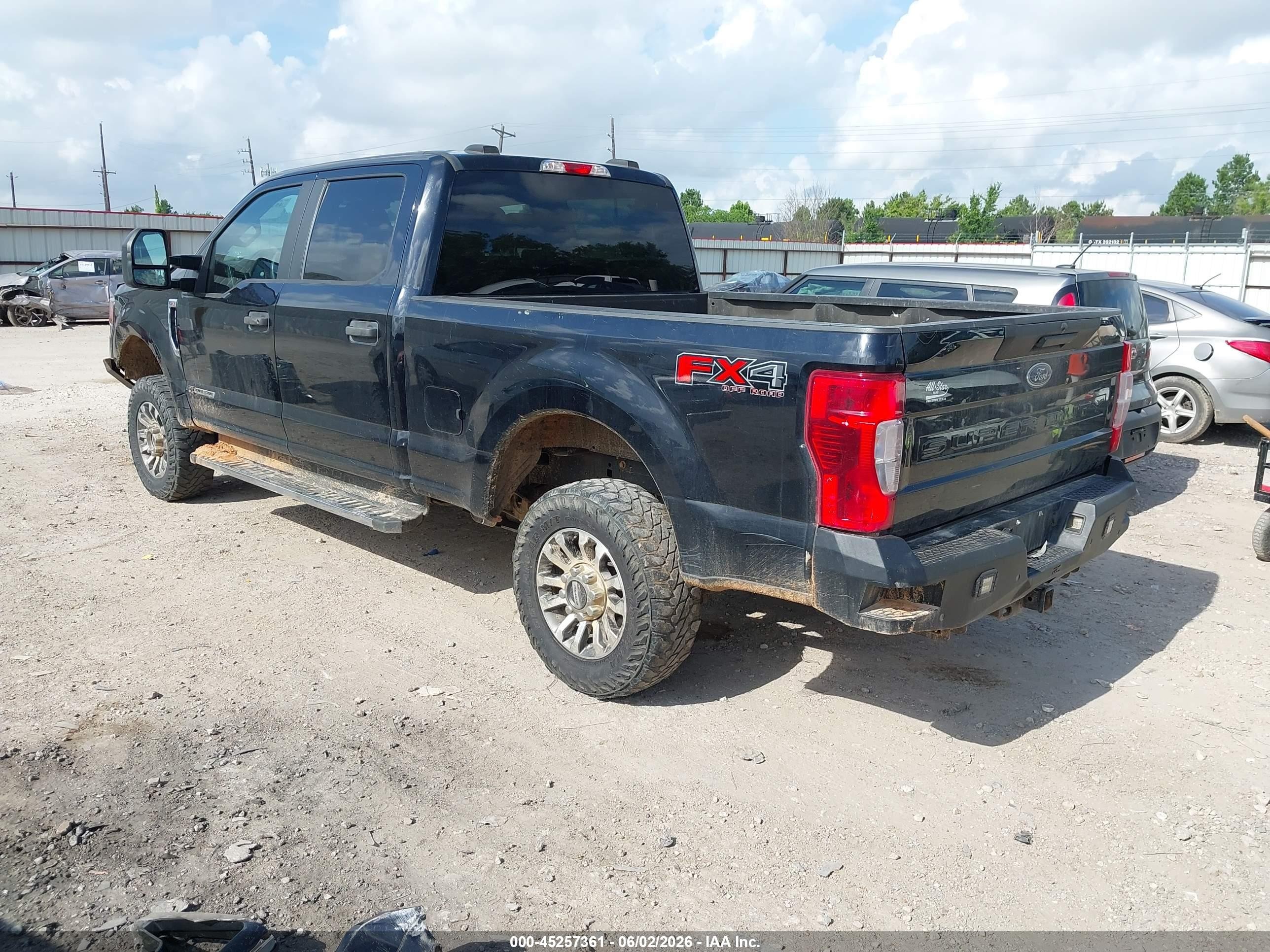 2021 Ford F-250 Xl Черный vin: 1FT7W2BT7MEC88639