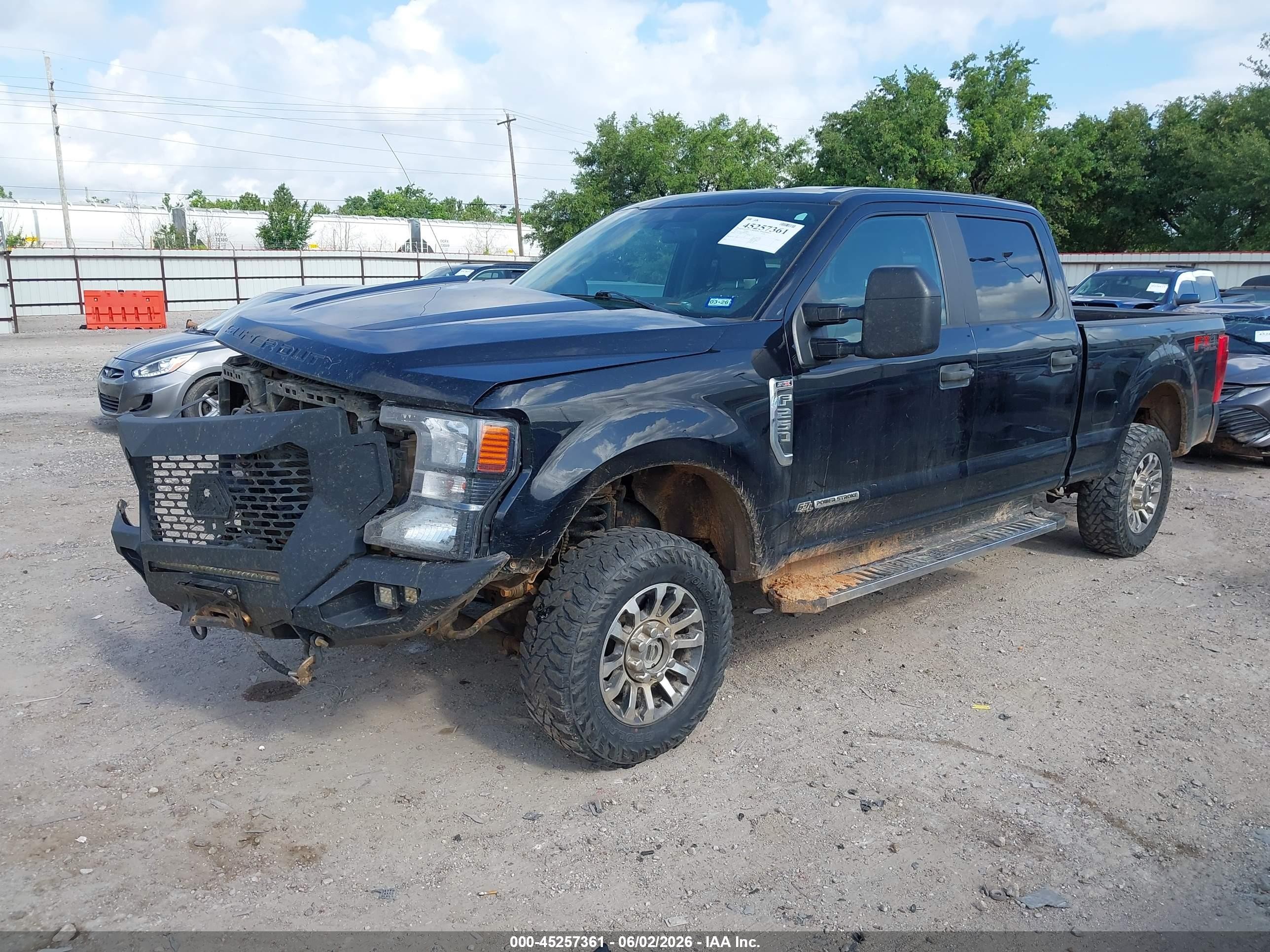 2021 Ford F-250 Xl Черный vin: 1FT7W2BT7MEC88639