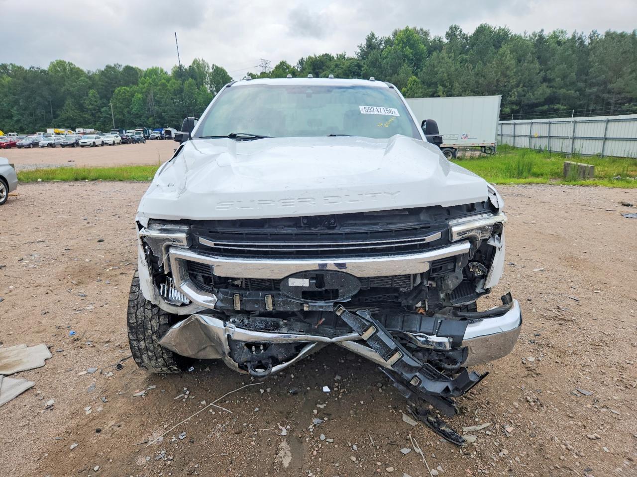 2022 Ford F250 Super Duty White vin: 1FT7W2BT7NEE33857