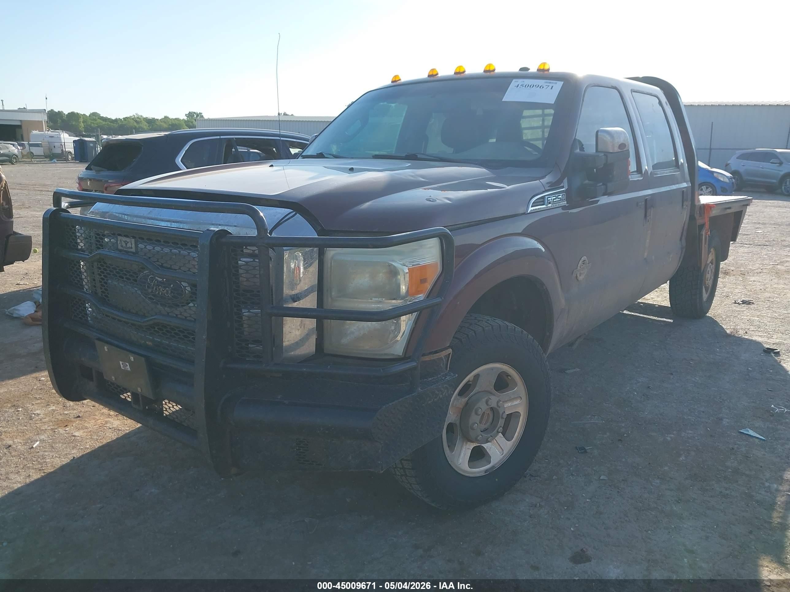 2011 Ford F250 Super Duty Maroon vin: 1FT7W2BT8BEA26528