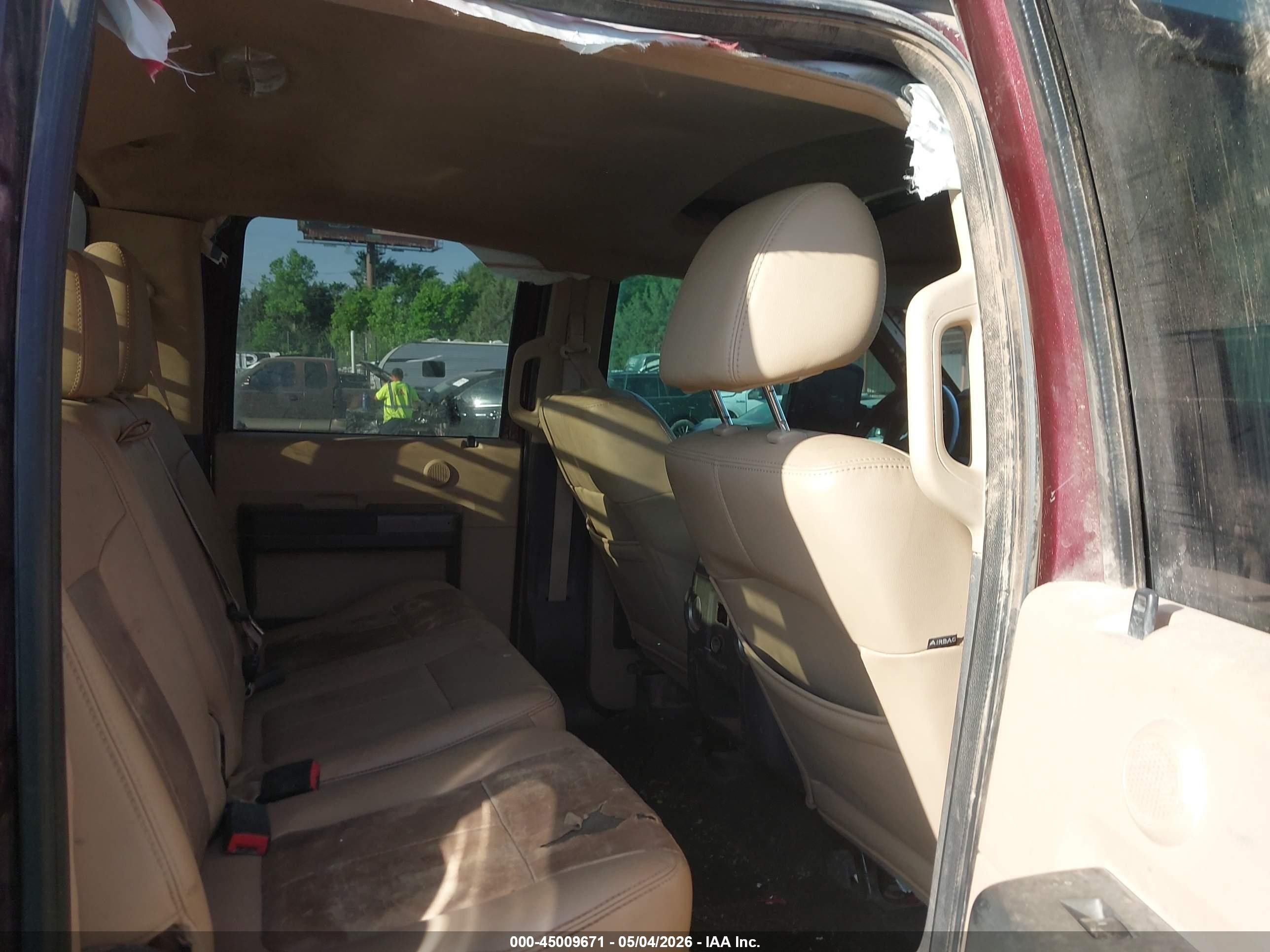 2011 Ford F250 Super Duty Maroon vin: 1FT7W2BT8BEA26528