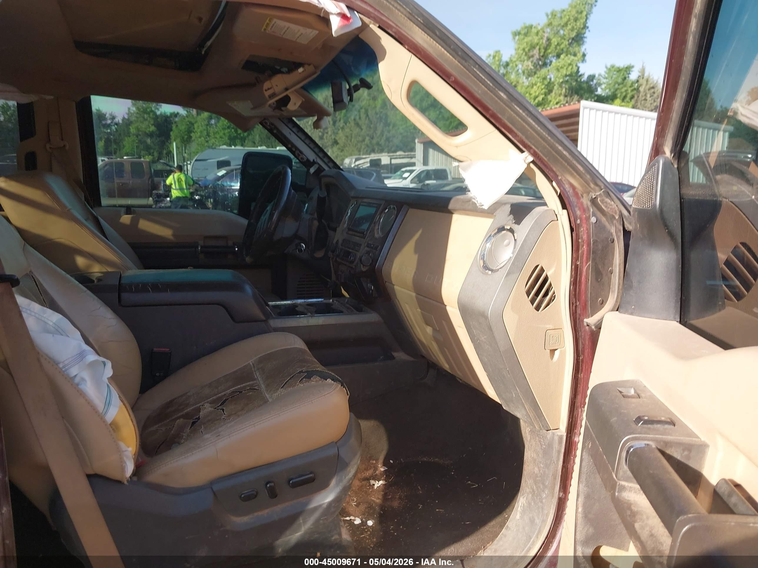 2011 Ford F250 Super Duty Maroon vin: 1FT7W2BT8BEA26528