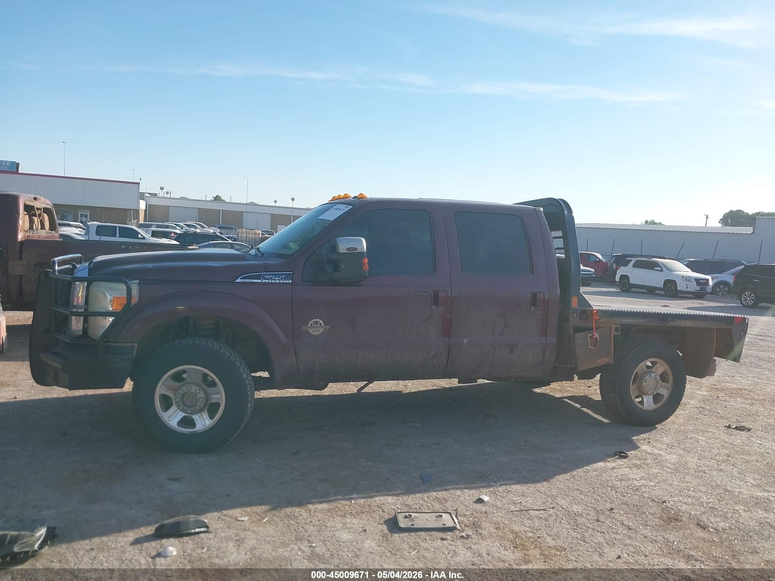 2011 Ford F250 Super Duty Maroon vin: 1FT7W2BT8BEA26528