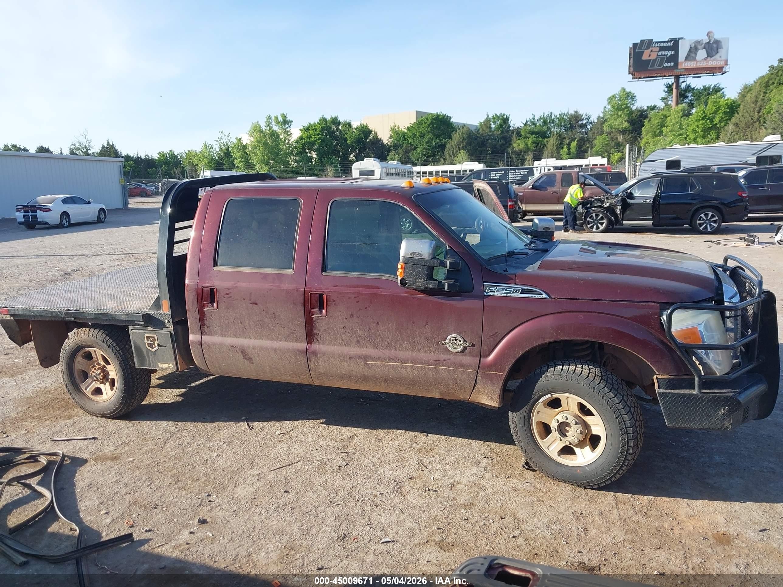 2011 Ford F250 Super Duty Maroon vin: 1FT7W2BT8BEA26528