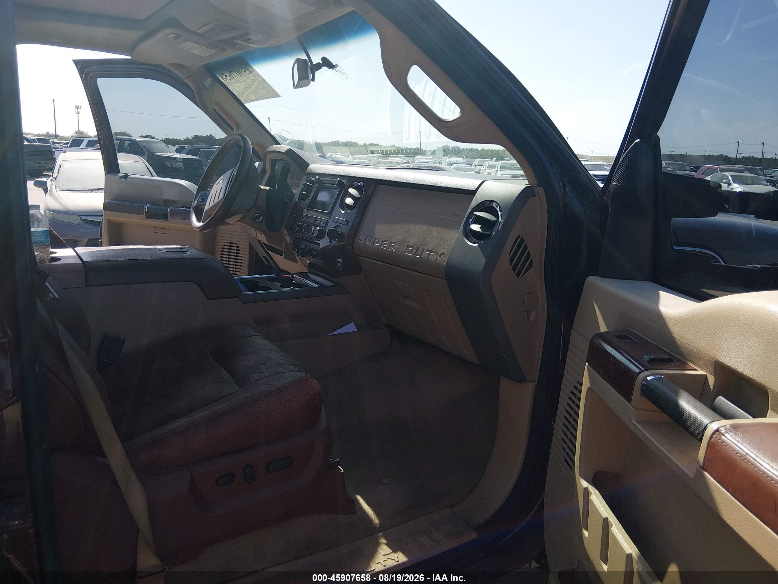 2011 Ford F-250 King Ranch Burgundy vin: 1FT7W2BT8BEA55396