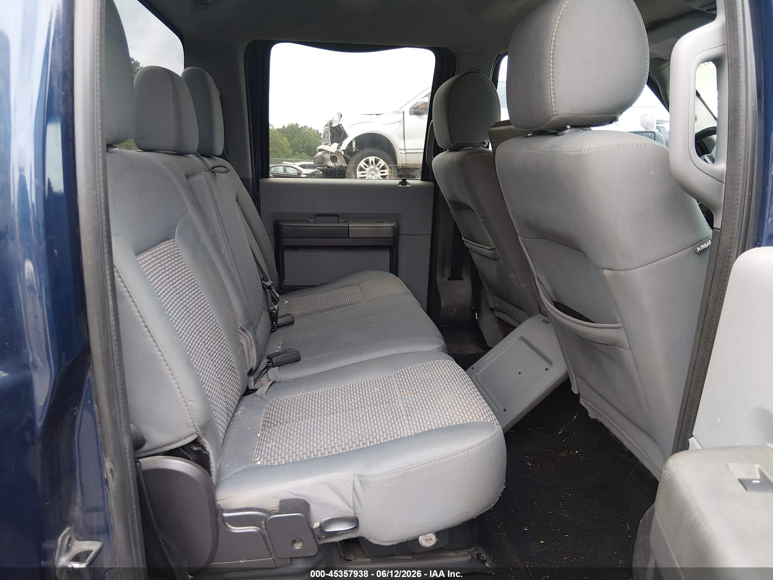 2012 Ford Super Duty F-250 Srw Xlt Синий vin: 1FT7W2BT8CEB22810