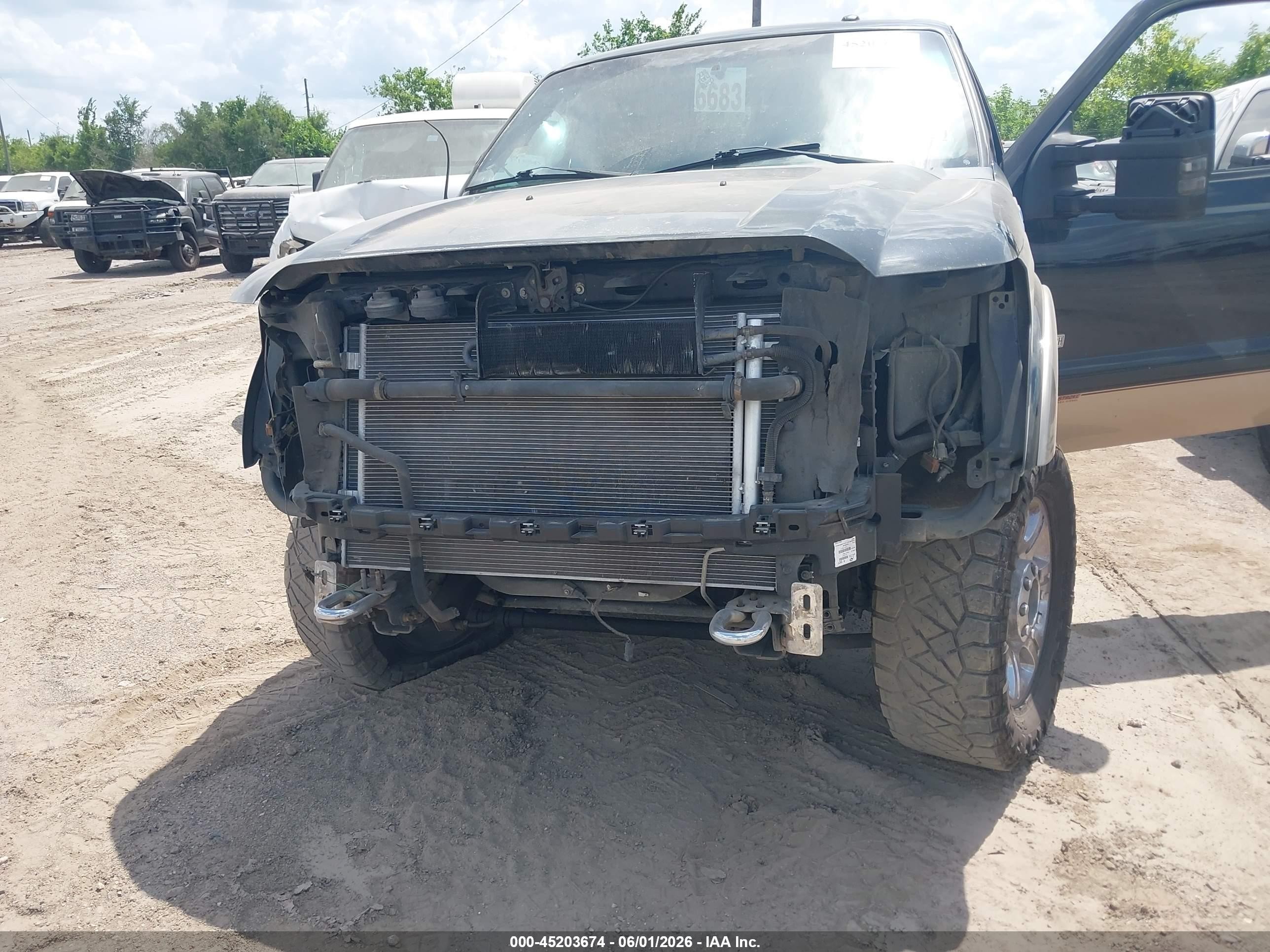 2012 Ford F-250 Lariat Black vin: 1FT7W2BT8CEB52146