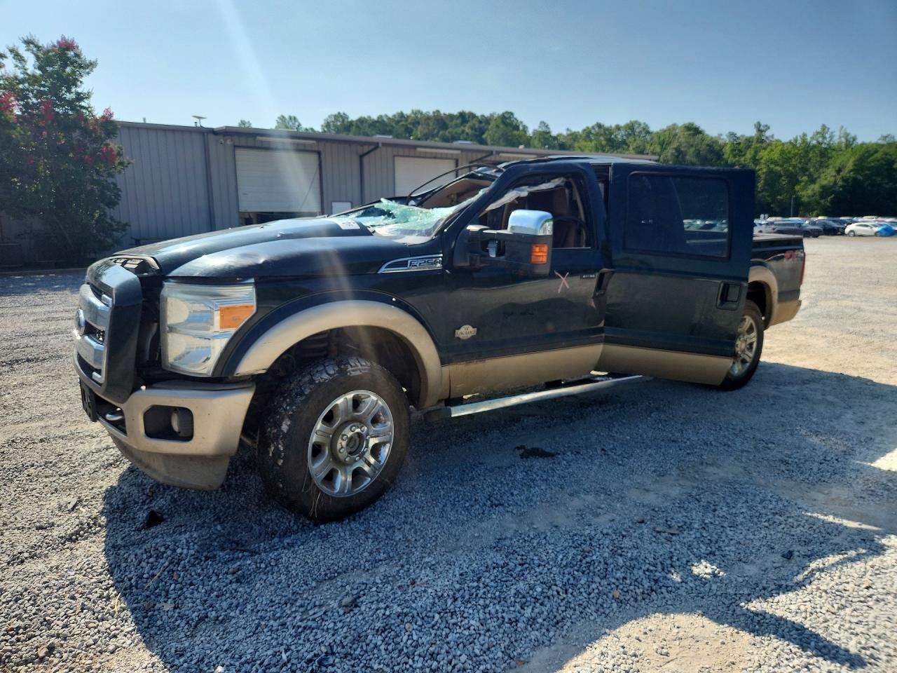 2012 Ford F250 Super Duty Green vin: 1FT7W2BT8CEC04259