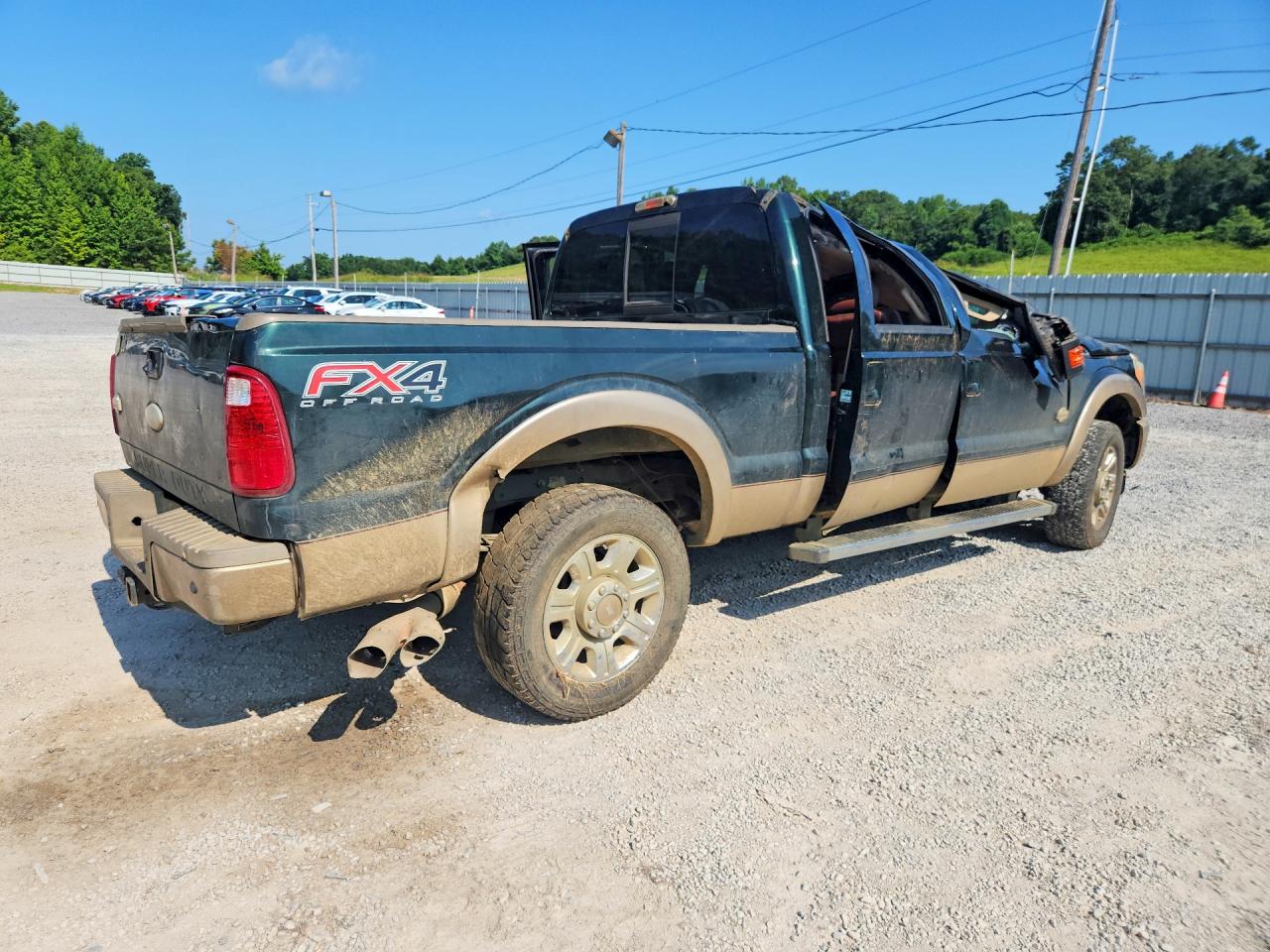 2012 Ford F250 Super Duty Green vin: 1FT7W2BT8CEC04259