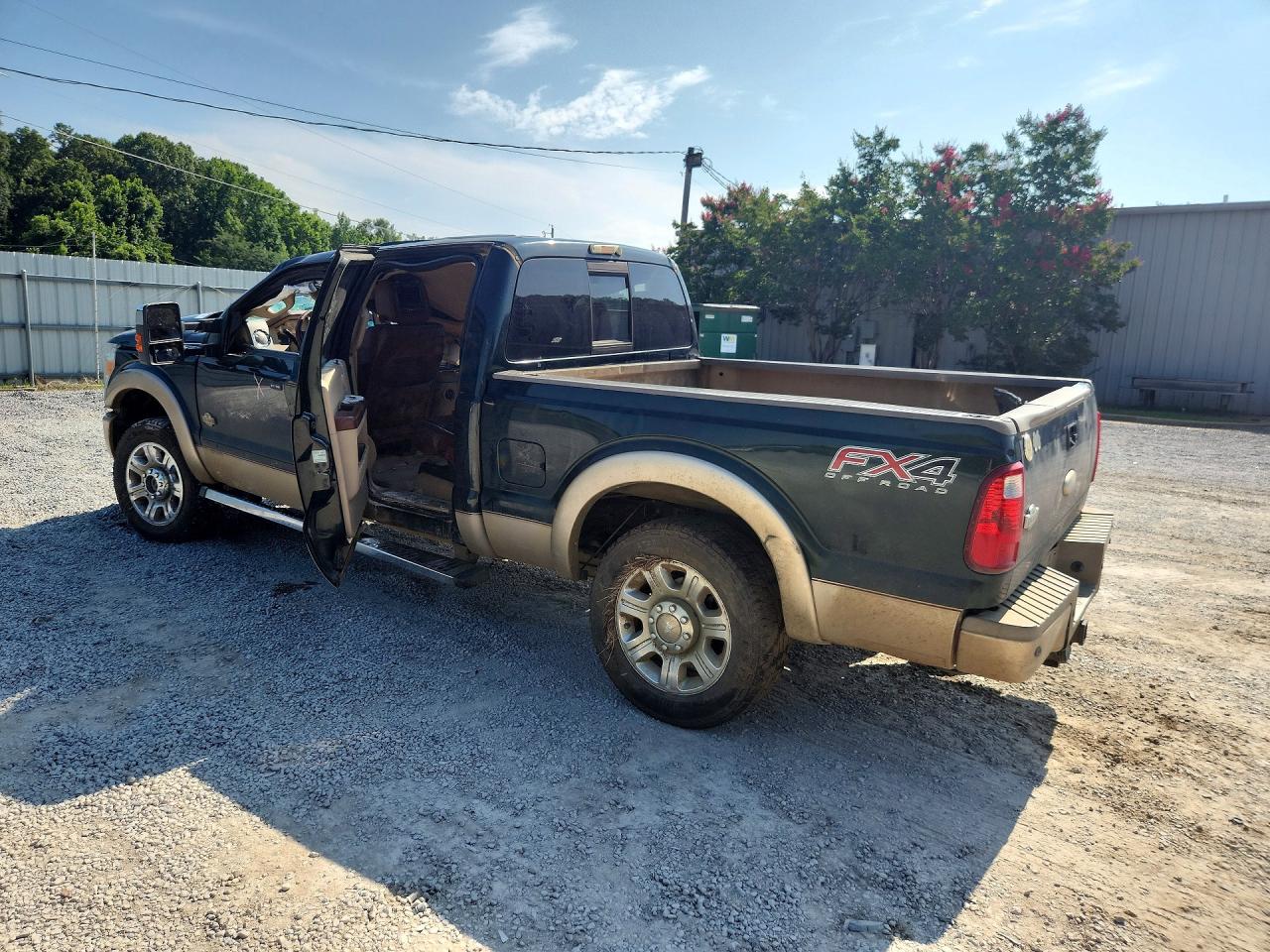 2012 Ford F250 Super Duty Green vin: 1FT7W2BT8CEC04259