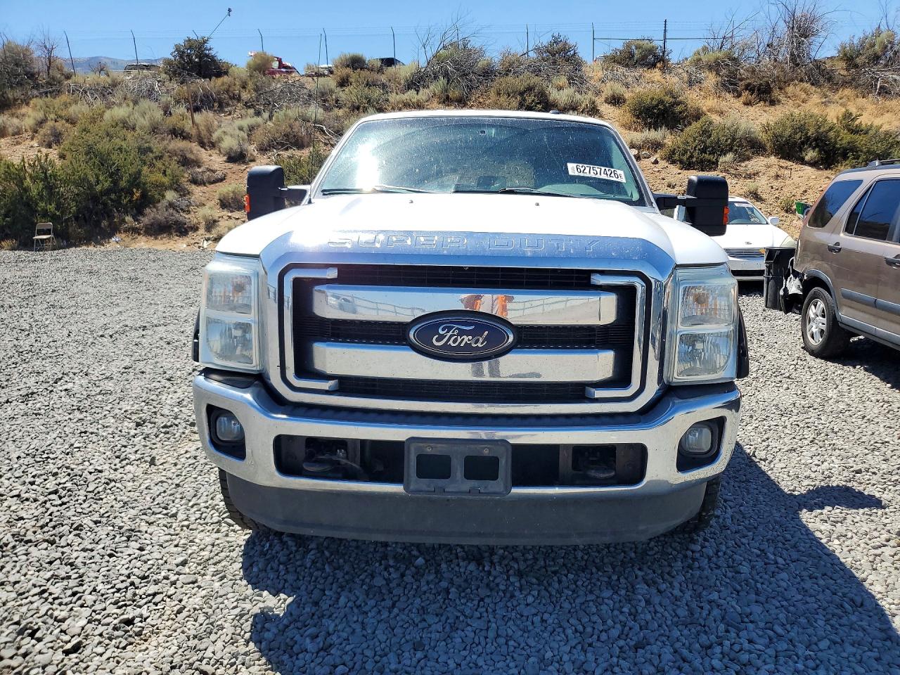 2012 Ford F250 Super Duty Белый vin: 1FT7W2BT8CEC23068