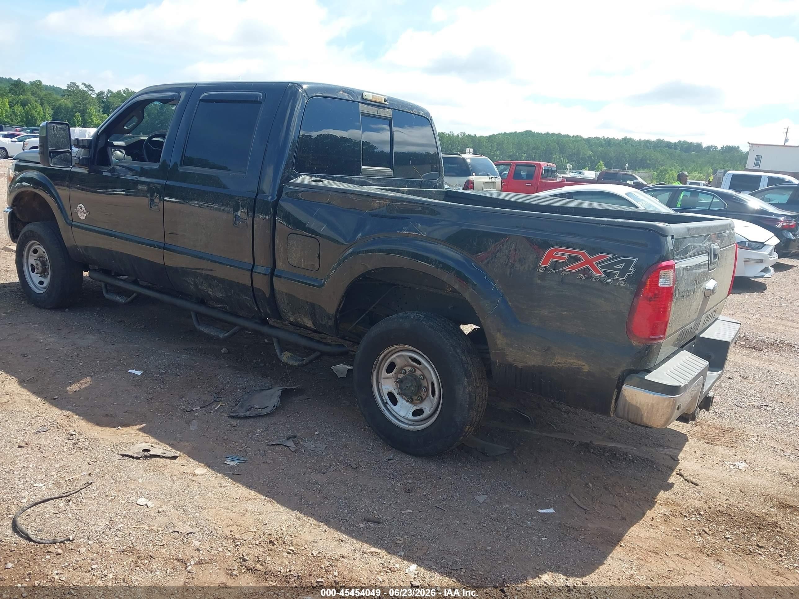 2013 Ford Super Duty F-250 Srw Lariat Black vin: 1FT7W2BT8DEB27524