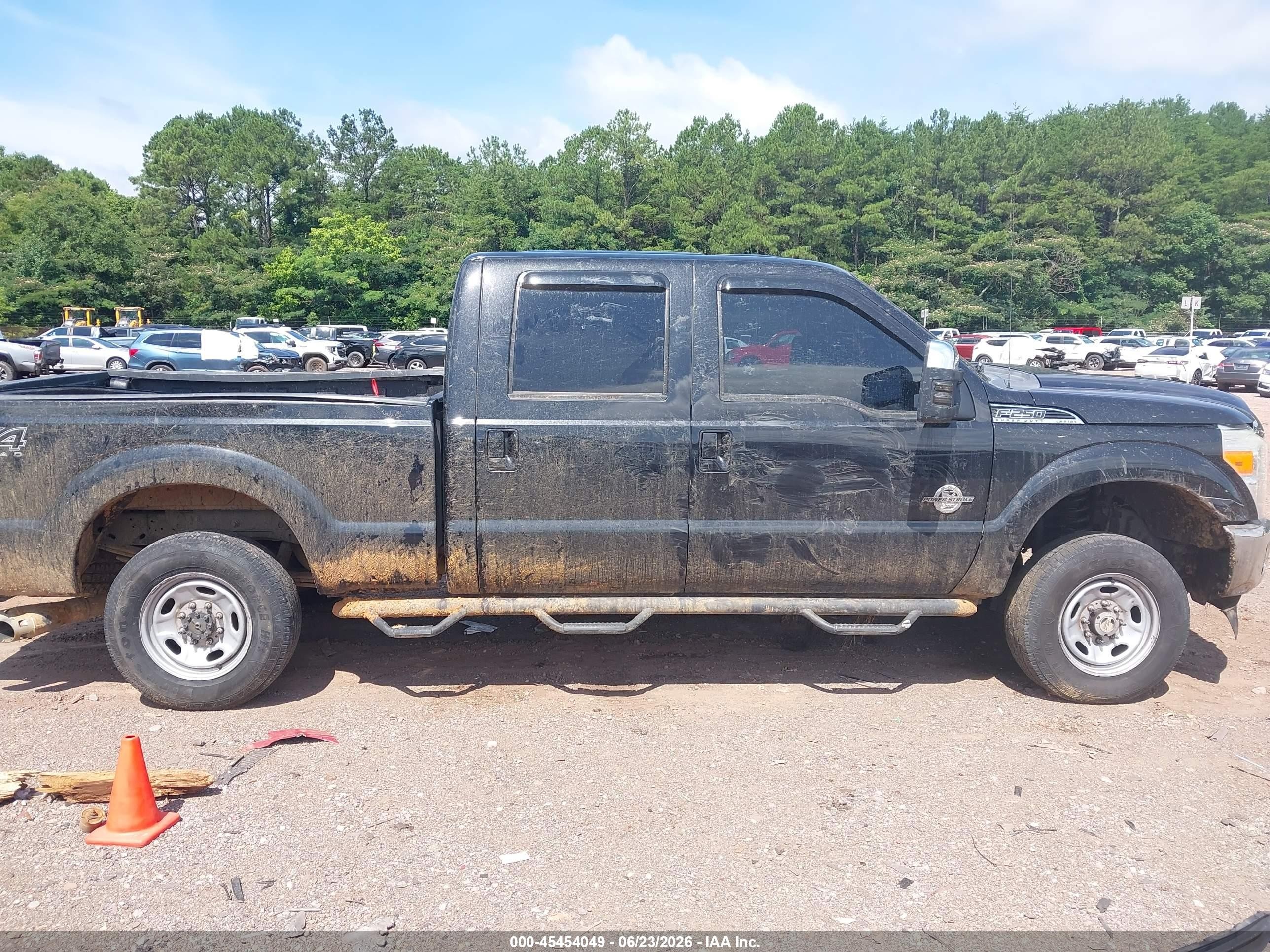 2013 Ford Super Duty F-250 Srw Lariat Black vin: 1FT7W2BT8DEB27524