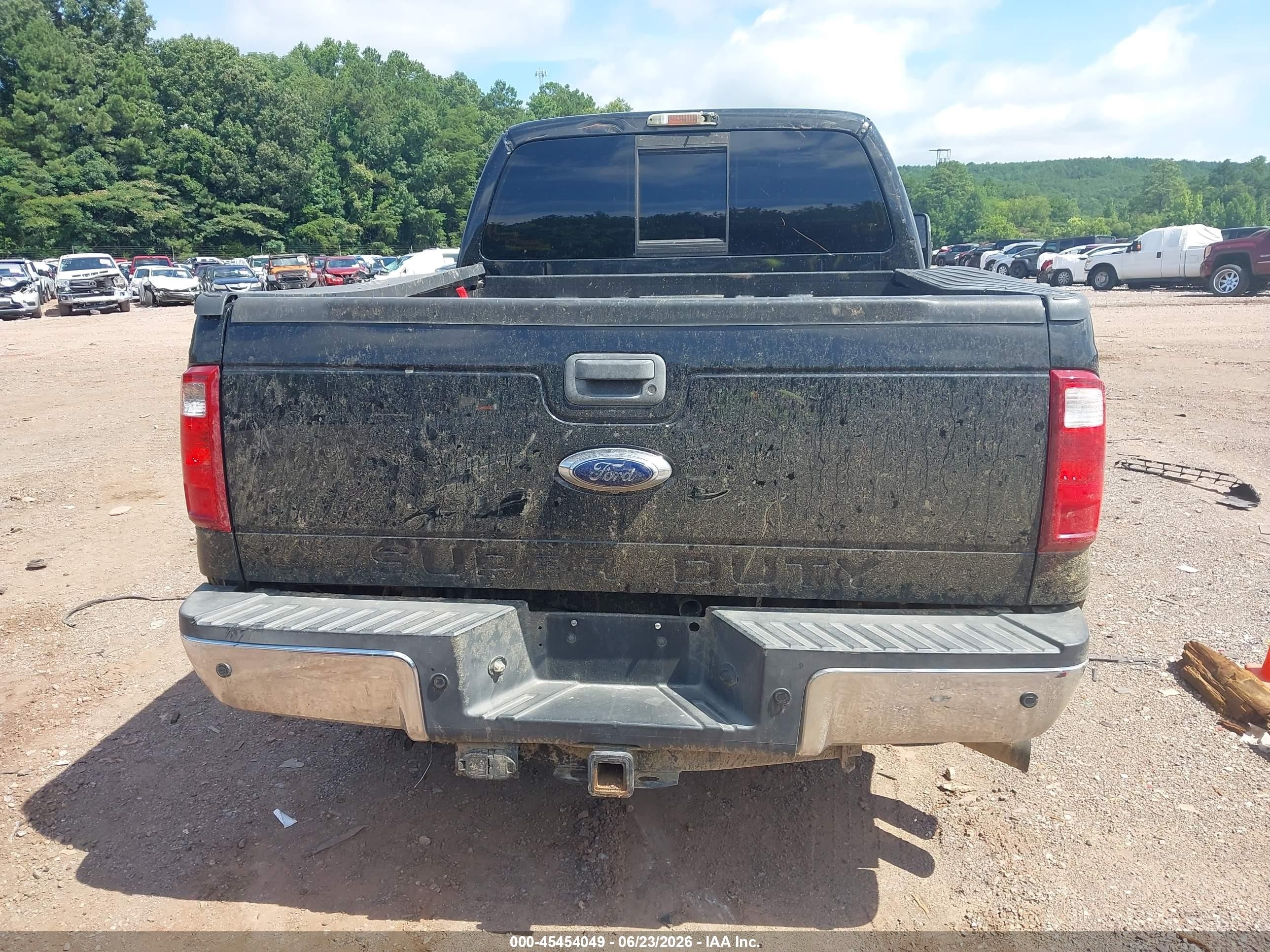 2013 Ford Super Duty F-250 Srw Lariat Black vin: 1FT7W2BT8DEB27524