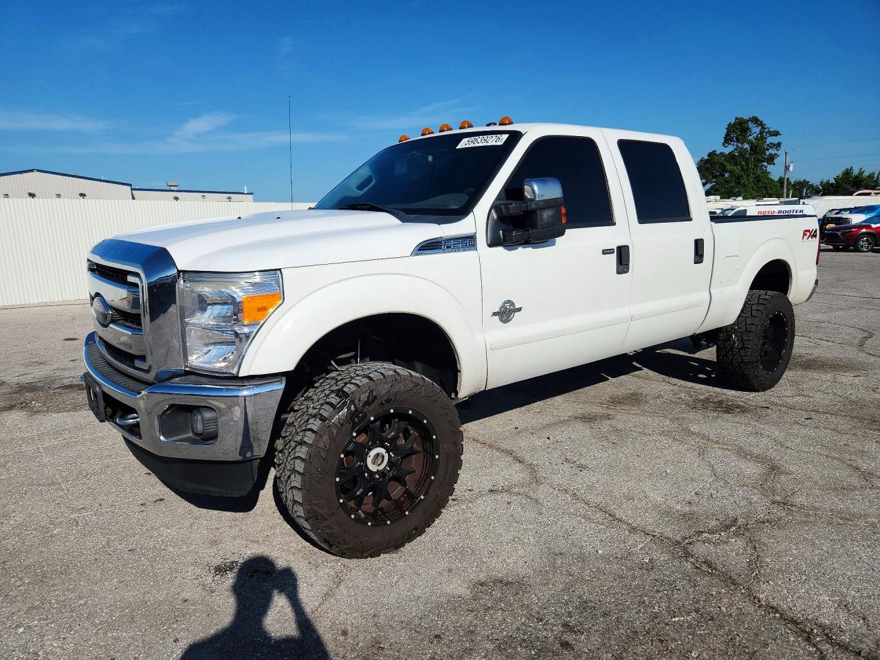 2014 Ford F250 Super Duty White vin: 1FT7W2BT8EEA96759