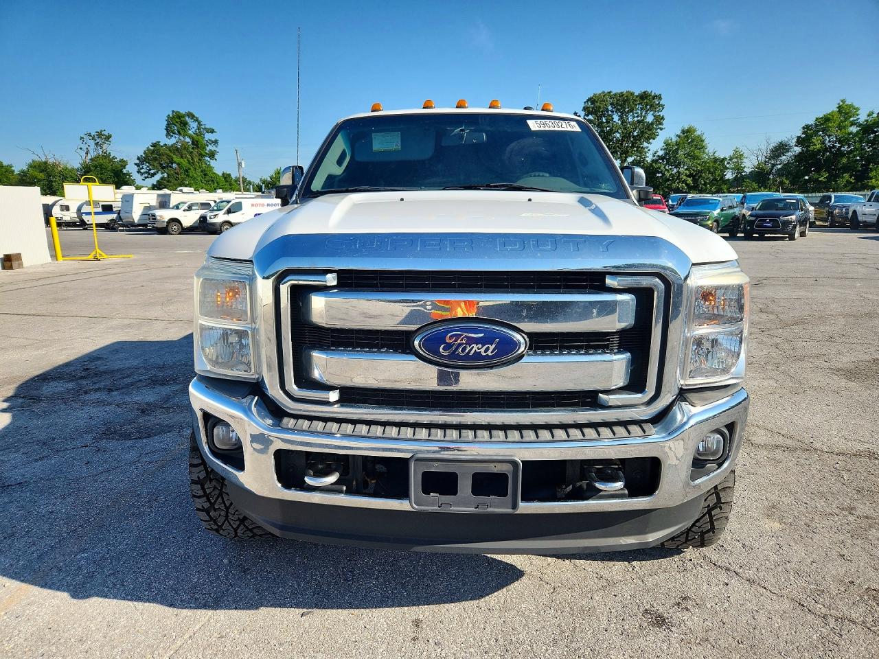 2014 Ford F250 Super Duty White vin: 1FT7W2BT8EEA96759