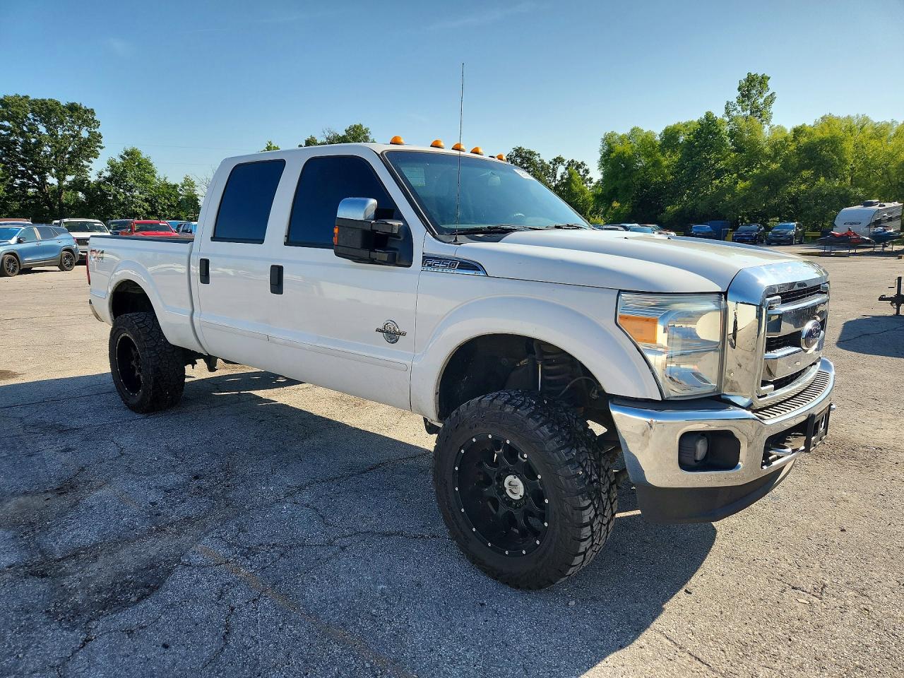 2014 Ford F250 Super Duty White vin: 1FT7W2BT8EEA96759