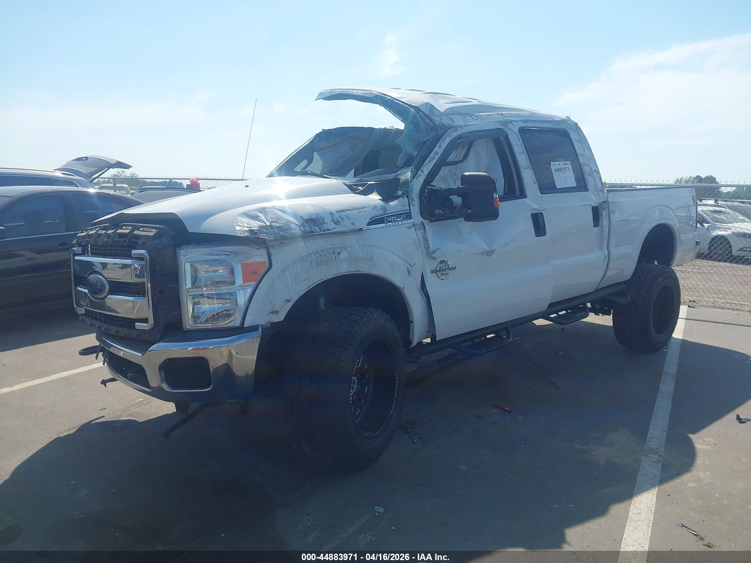 2014 Ford F-250 Xlt White vin: 1FT7W2BT8EEB52277